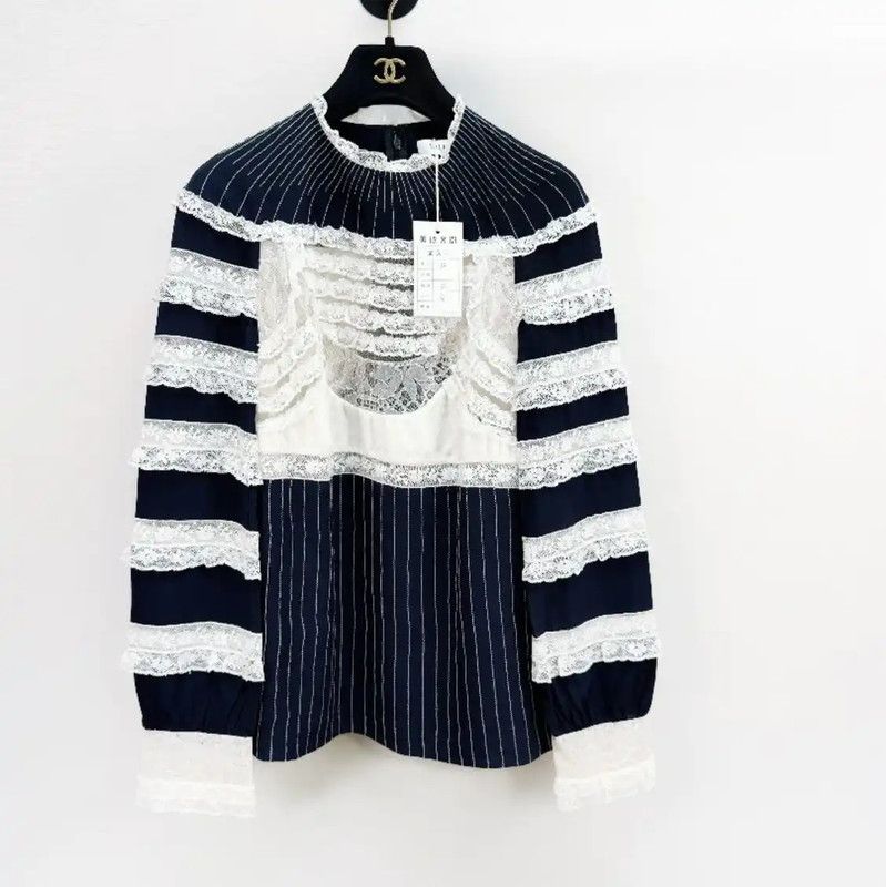 Valentino Black Long Sleeve Pullover Top 0089
