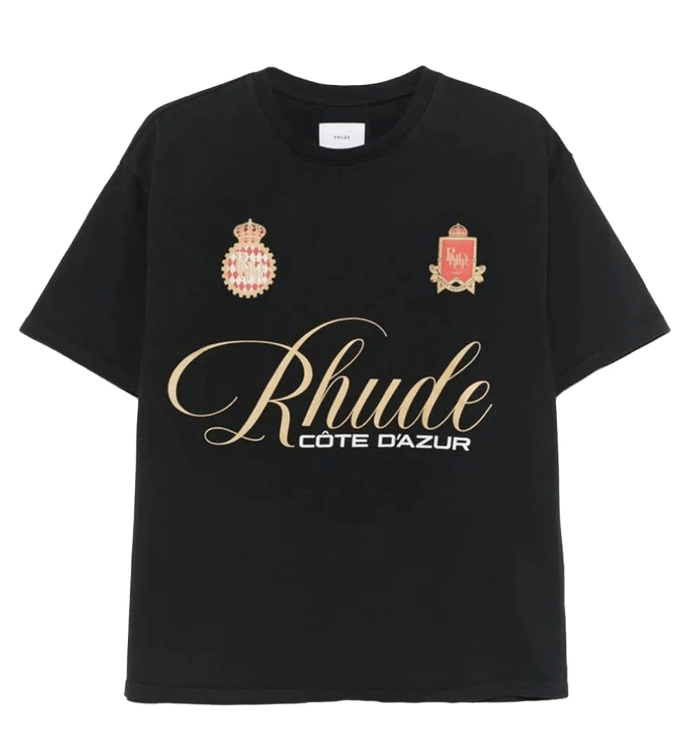 Rhude Rhude Côte d'Azur Logo T-Shirt, Medium Size US M / EU 48-50 / 2 - 1 Thumbnail