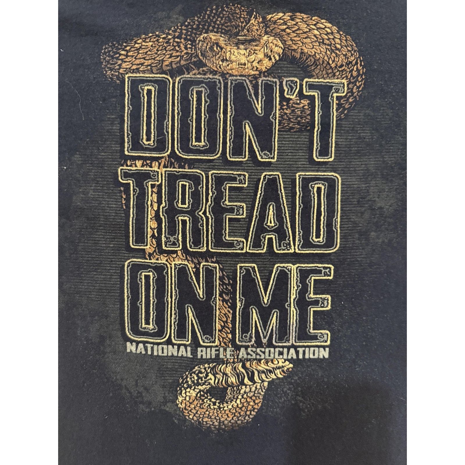 RIFLE NRA Shirt Mens 2XL Don't Tread On Me National Rifle Assoc Size US XXL / EU 58 / 5 - 7 Thumbnail