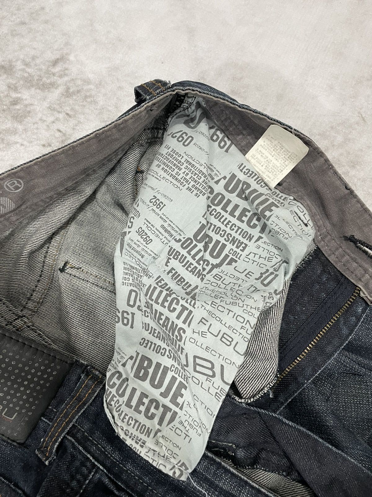 Le Grande Bleu (L.G.B.) 2000s Destroy Fubu poem jnco baggy denim y2k style Size US 30 / EU 46 - 6 Thumbnail