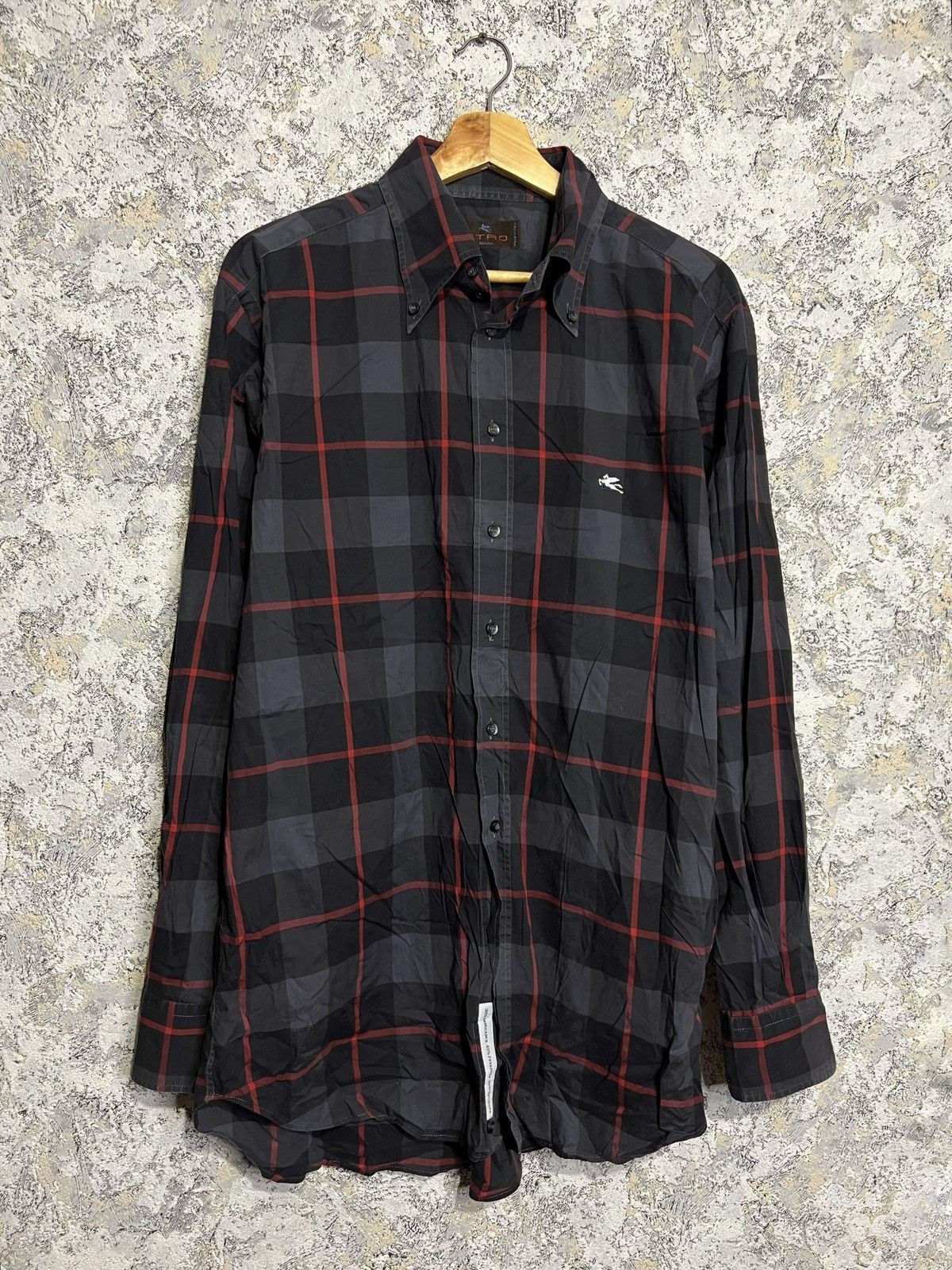 Etro ETRO Milano Men's Button Up Shirt Rare Retro Hype Y2K Size US L / EU 52-54 / 3 - 1 Thumbnail