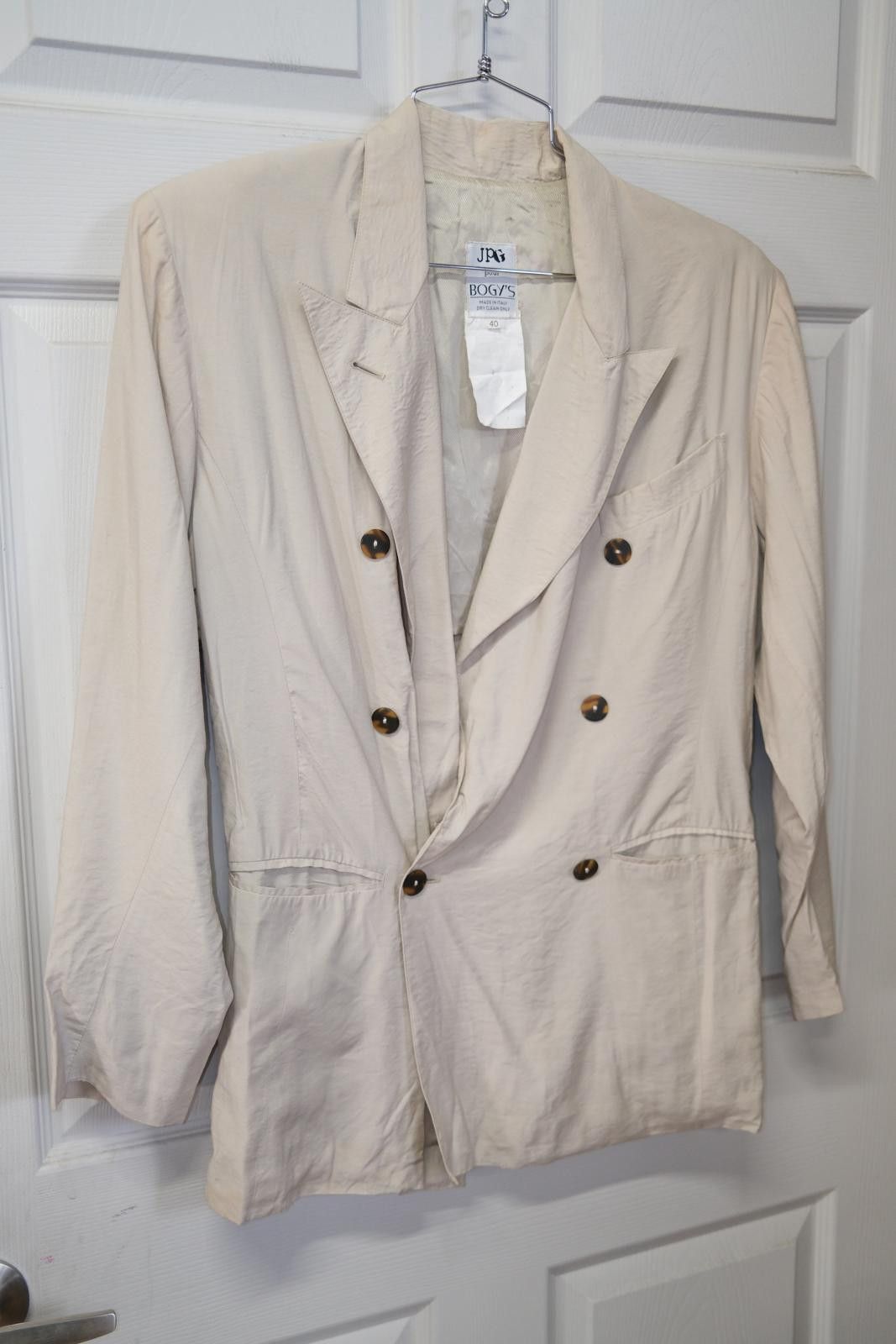 Jean Paul Gaultier 80's Jean Paul Gaultier pour Bogy's Double Breasted Blazer Size S / US 4 / IT 40 - 3 Thumbnail
