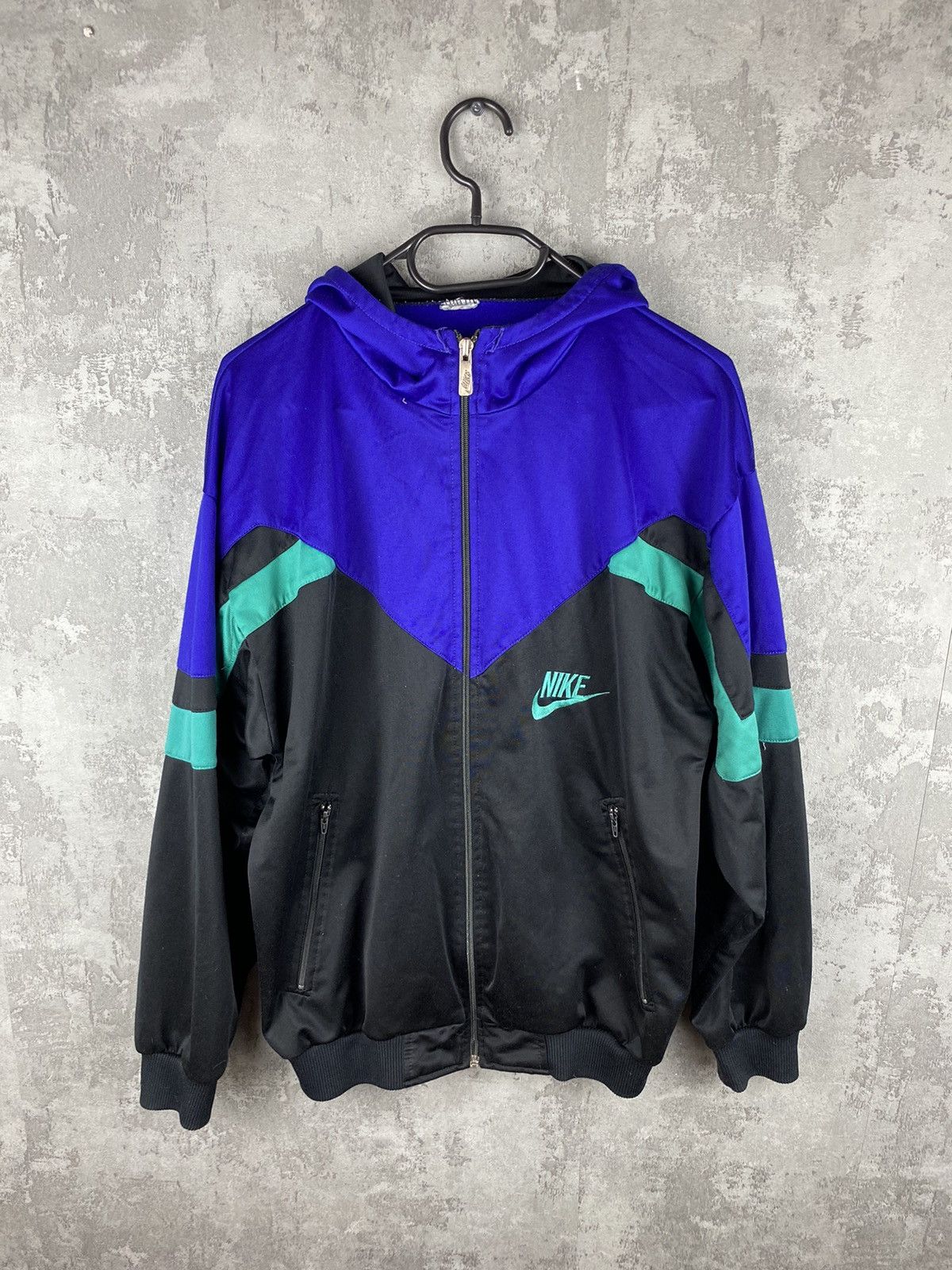 Nike × Vintage 2 x Nike Vintage Track Jacket Swoosh Logo Suit L M 80s 00s Size US M / EU 48-50 / 2 - 14 Thumbnail