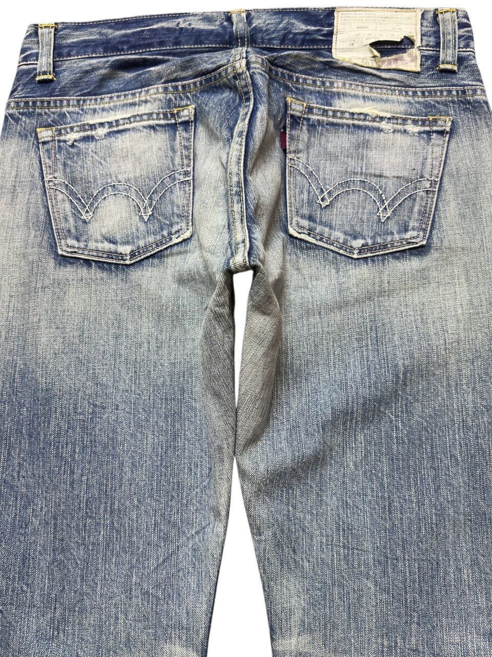 Edwin Vintage Edwin 503 Flare Bootcut Faded Denim Size US 33 - 5 Thumbnail