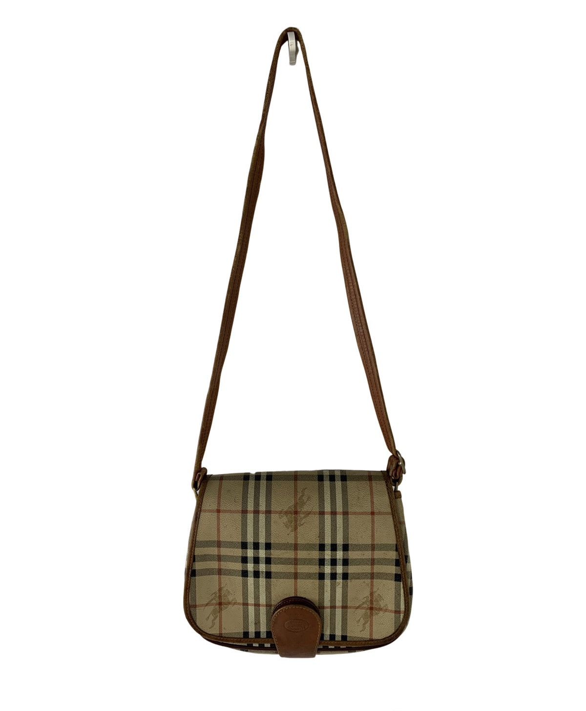 Burberry Burberrys London Leather Shoulder Bag Nova Checked Monogram Size ONE SIZE - 2 Thumbnail