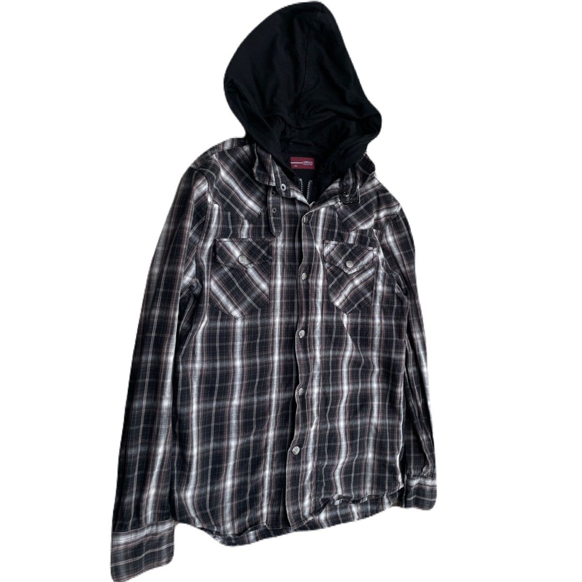 If Six Was Nine 2000s Japanese archive Docking Layered Belt Plaid Shirts Size US S / EU 44-46 / 1 - 4 Thumbnail