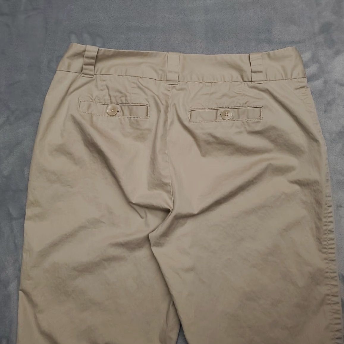 Eddie Bauer VINTAGE Eddie Bauer Pants Womens 10 Beige Blakely Fit Wide Leg Slight Stretch Casual Size 32" / US 10 / IT 46 - 6 Thumbnail