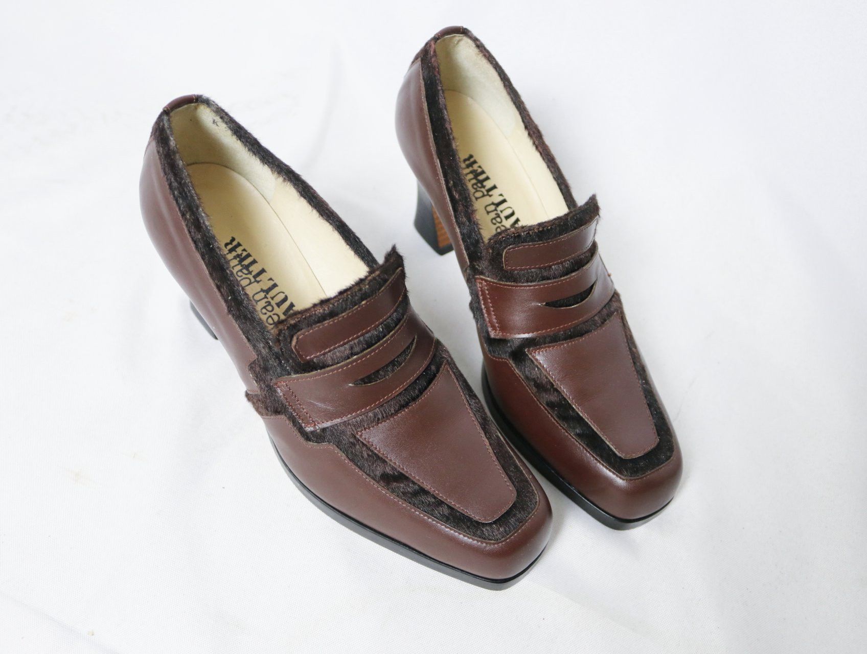Jean Paul Gaultier × Vintage vintage Jean Paul Gaultier heeled loafers Size US 5.5 / IT 35.5 - 1 Thumbnail