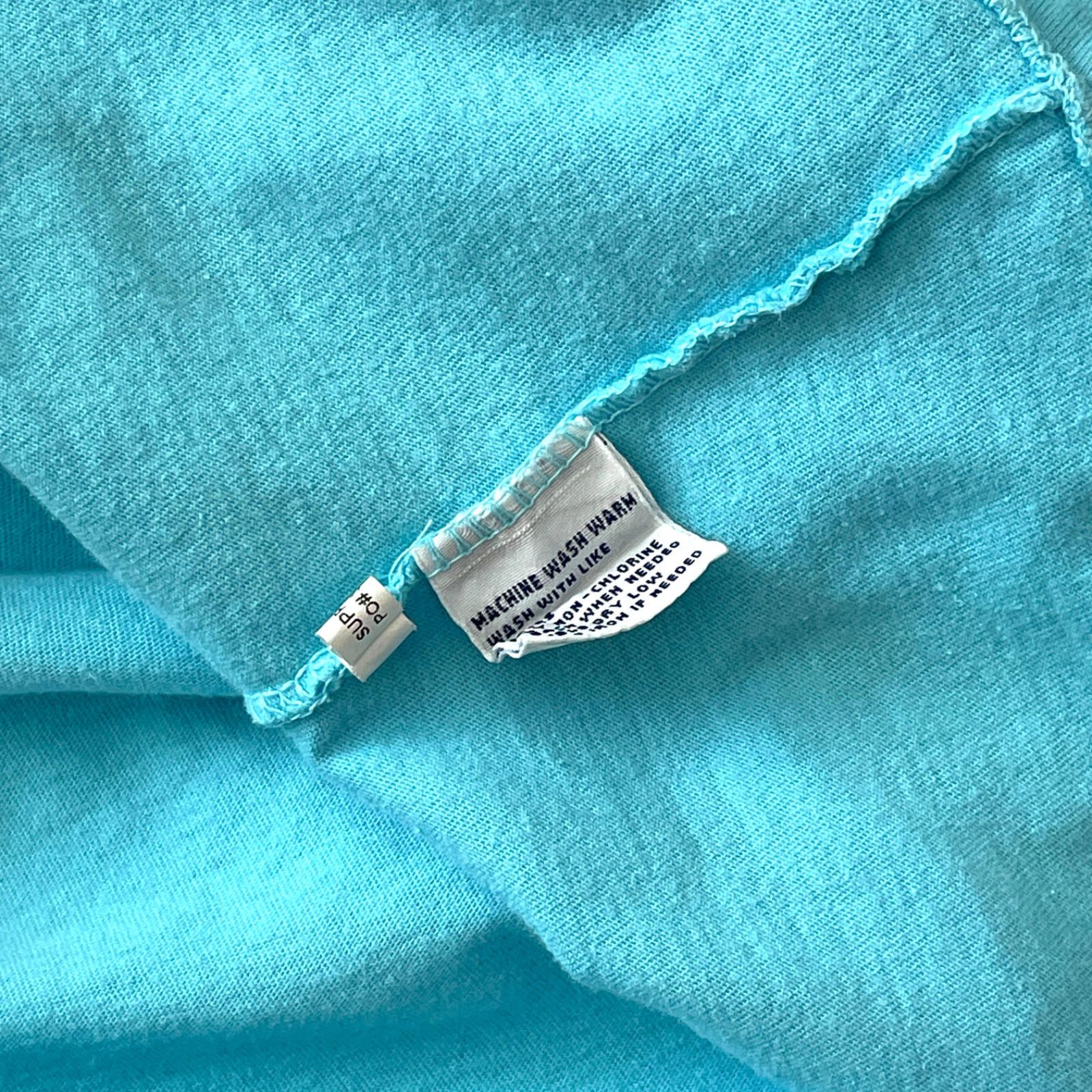 Polo Ralph Lauren Polo Ralph Lauren T Shirt Large Teal Pony Logo Tee Mens Size US L / EU 52-54 / 3 - 5 Thumbnail