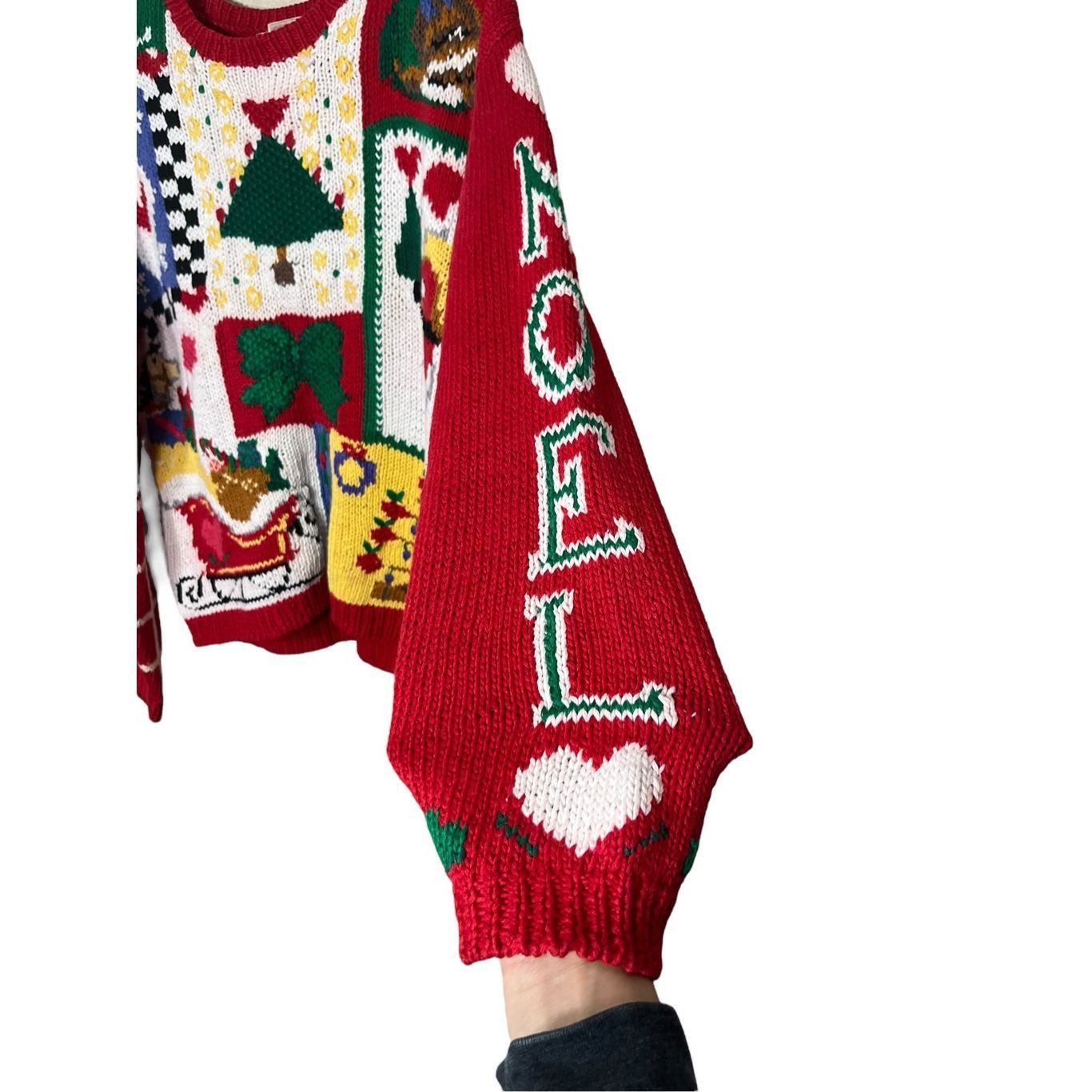 Other Vintage 90’s The Eagle’s Eye Christmas Pullover Noel Santa S Size L / US 10 / IT 46 - 9 Thumbnail