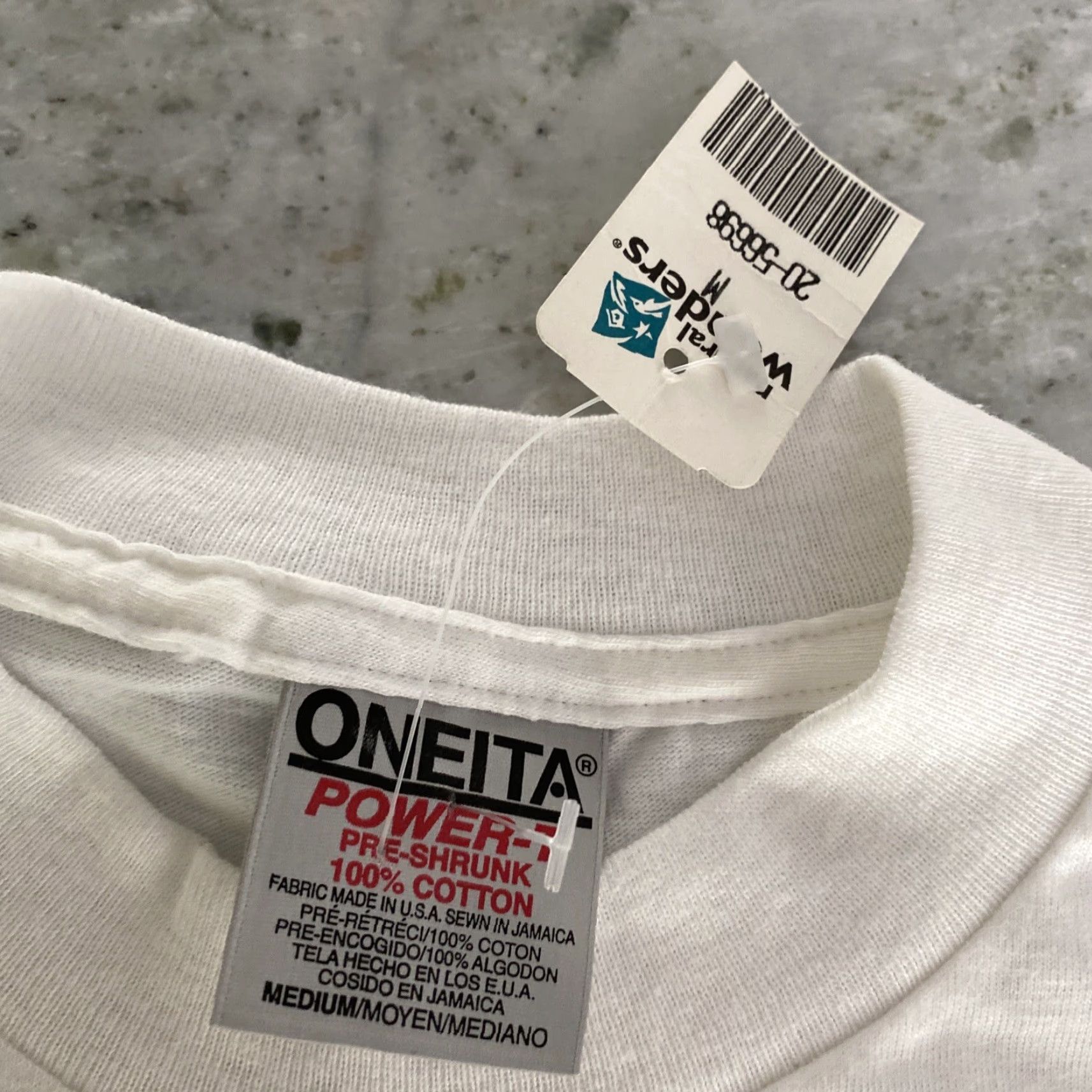Vintage VINTAGE DUCK TAPE Shirt Men Medium White Graphic Tee 1996 Single Stitch New Size US M / EU 48-50 / 2 - 7 Thumbnail