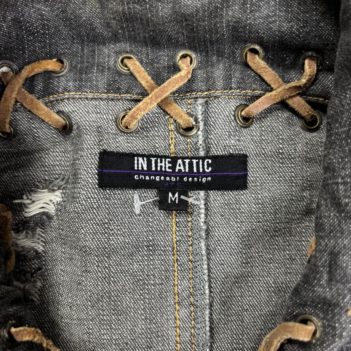 Yasuyuki Ishii 2000s In The Attic - Multilace Rider Denim Jacket Size US M / EU 48-50 / 2 - 15 Thumbnail
