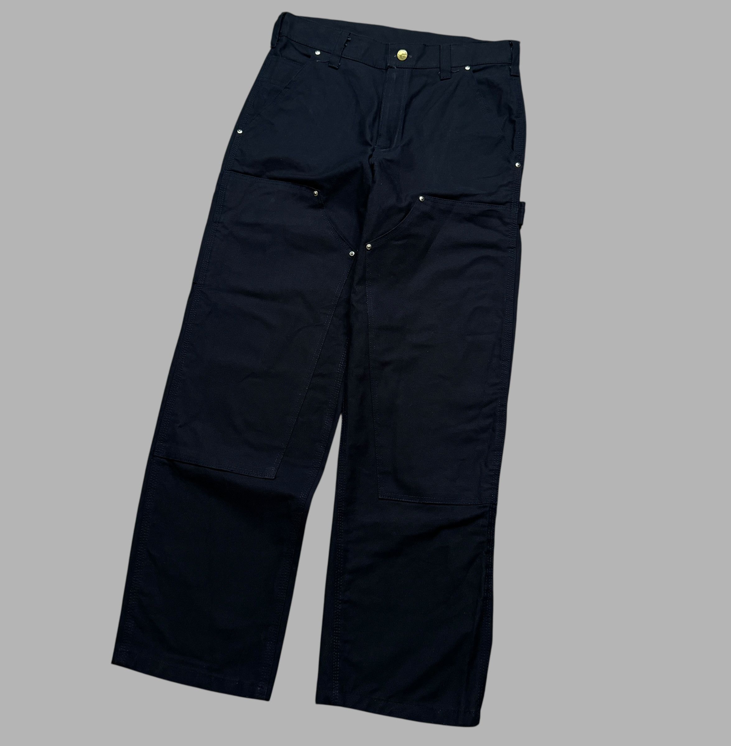 Carhartt Vintage carhartt navy double knee carpenter size 30x32 Size US 30 / EU 46 - 2 Thumbnail
