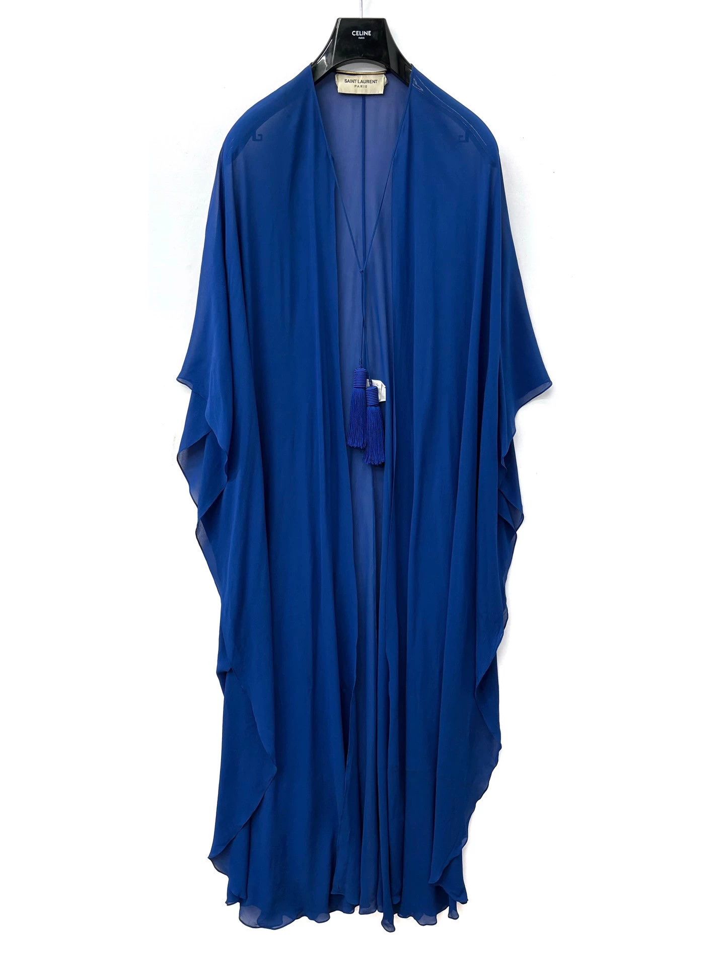 Yves Saint Laurent YSL Hedi SS13 Runway Look64 Silk Chiffon Cape Size ONE SIZE - 1 Thumbnail