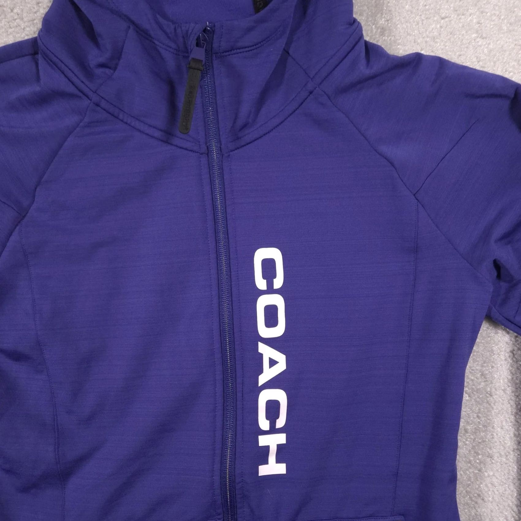 Coach VINTAGE Beachbody Jacket Womens Medium Purple Team Beachbody Coach Hooded Full Zip Size M / US 6-8 / IT 42-44 - 4 Thumbnail