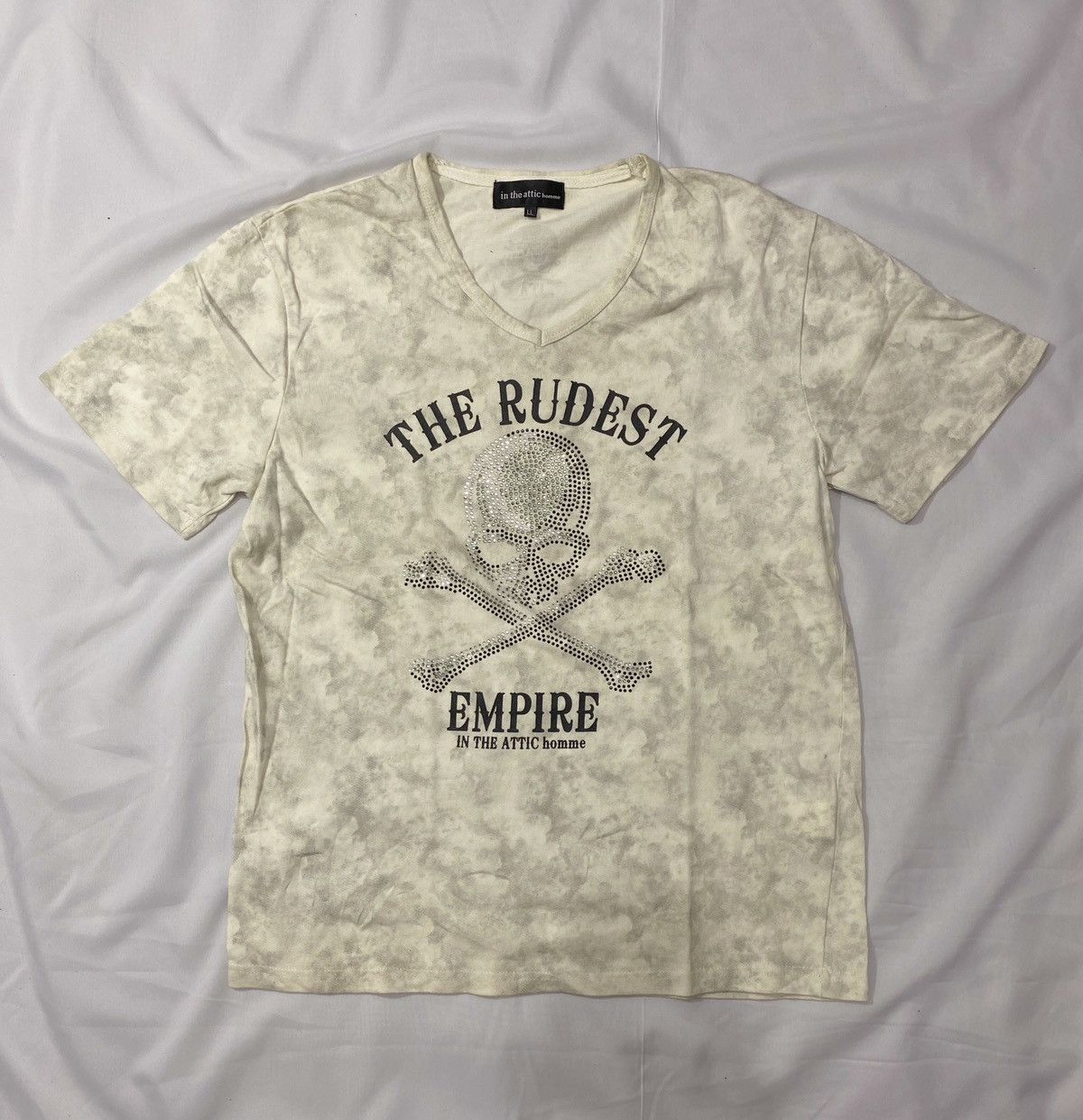 In The Attic In The Attic Skull Swarovski The Rudest Empire Tshirt Size US L / EU 52-54 / 3 - 1 Thumbnail
