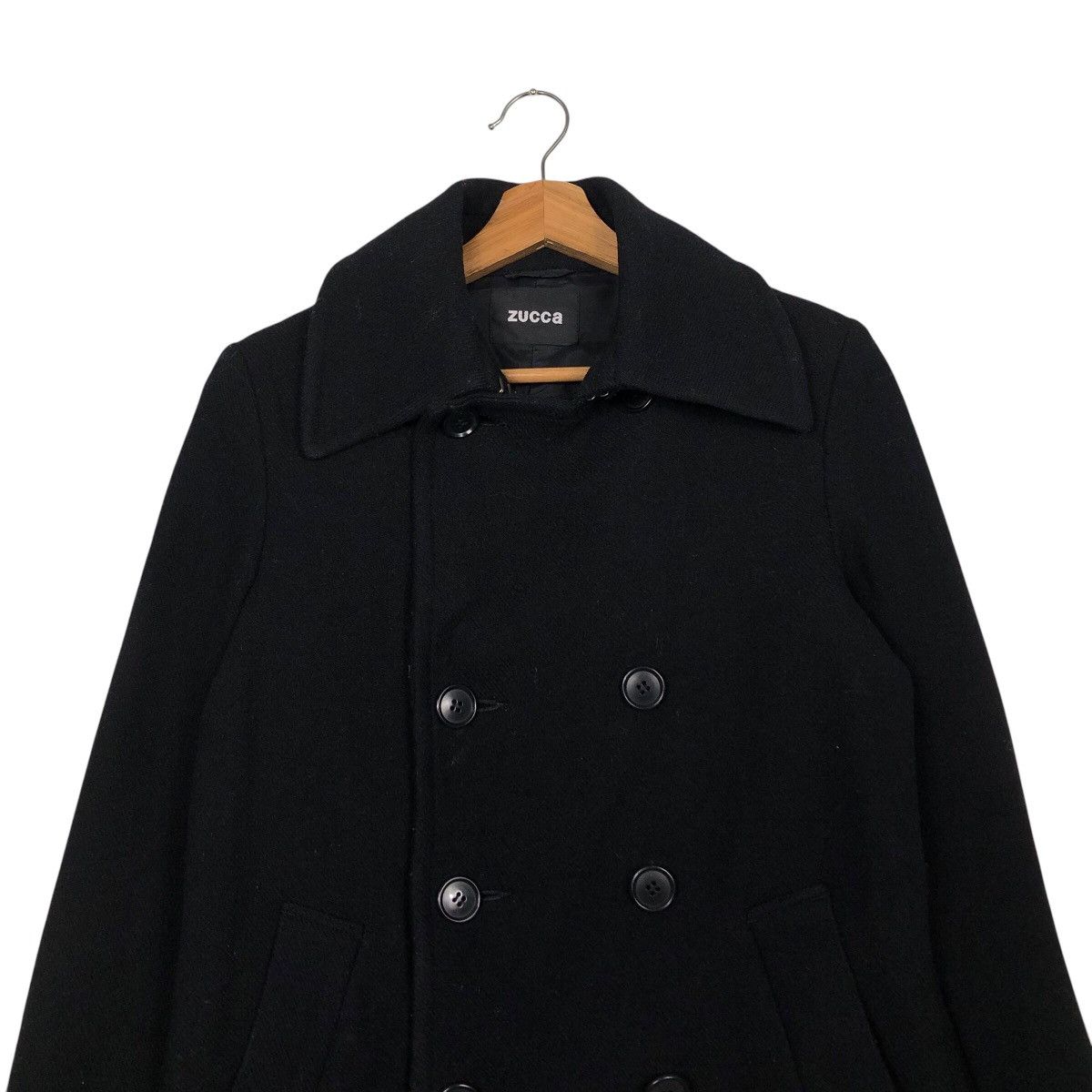 Issey Miyake 📌Rich Black Vintage Chore Worker Jacket Duck Canvas Zucca Size US M / EU 48-50 / 2 - 4 Thumbnail