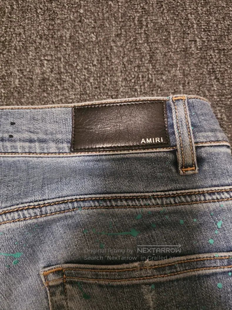 Amiri Amiri Denim Jeans with Double Knee Destruction Size US 30 / EU 46 - 5 Thumbnail