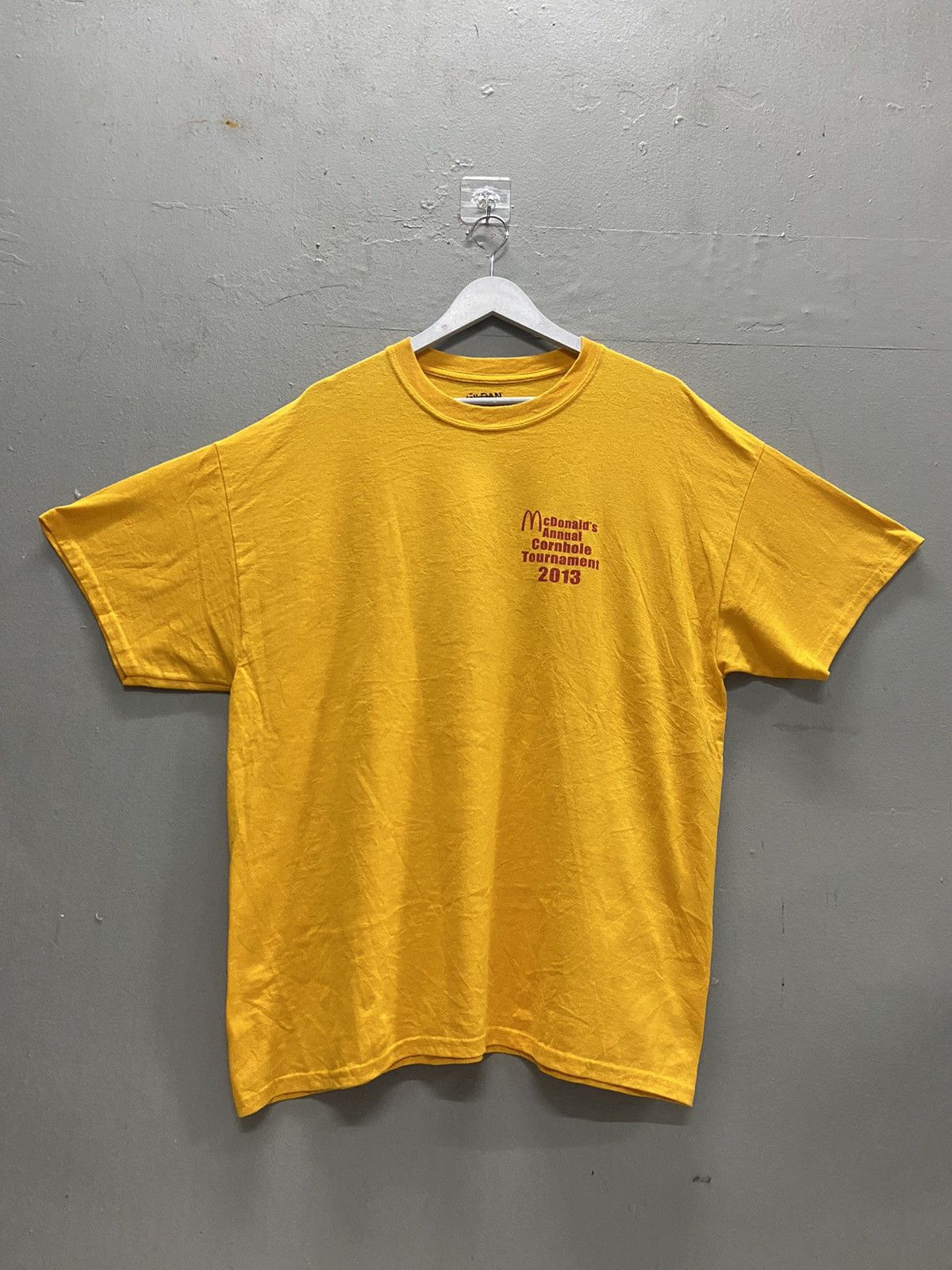 Japanese Brand MCDONALD’S ANNUAL CORNHOLE TOURNAMENT 2013 TEE SHIRT Size US XL / EU 56 / 4 - 2 Thumbnail