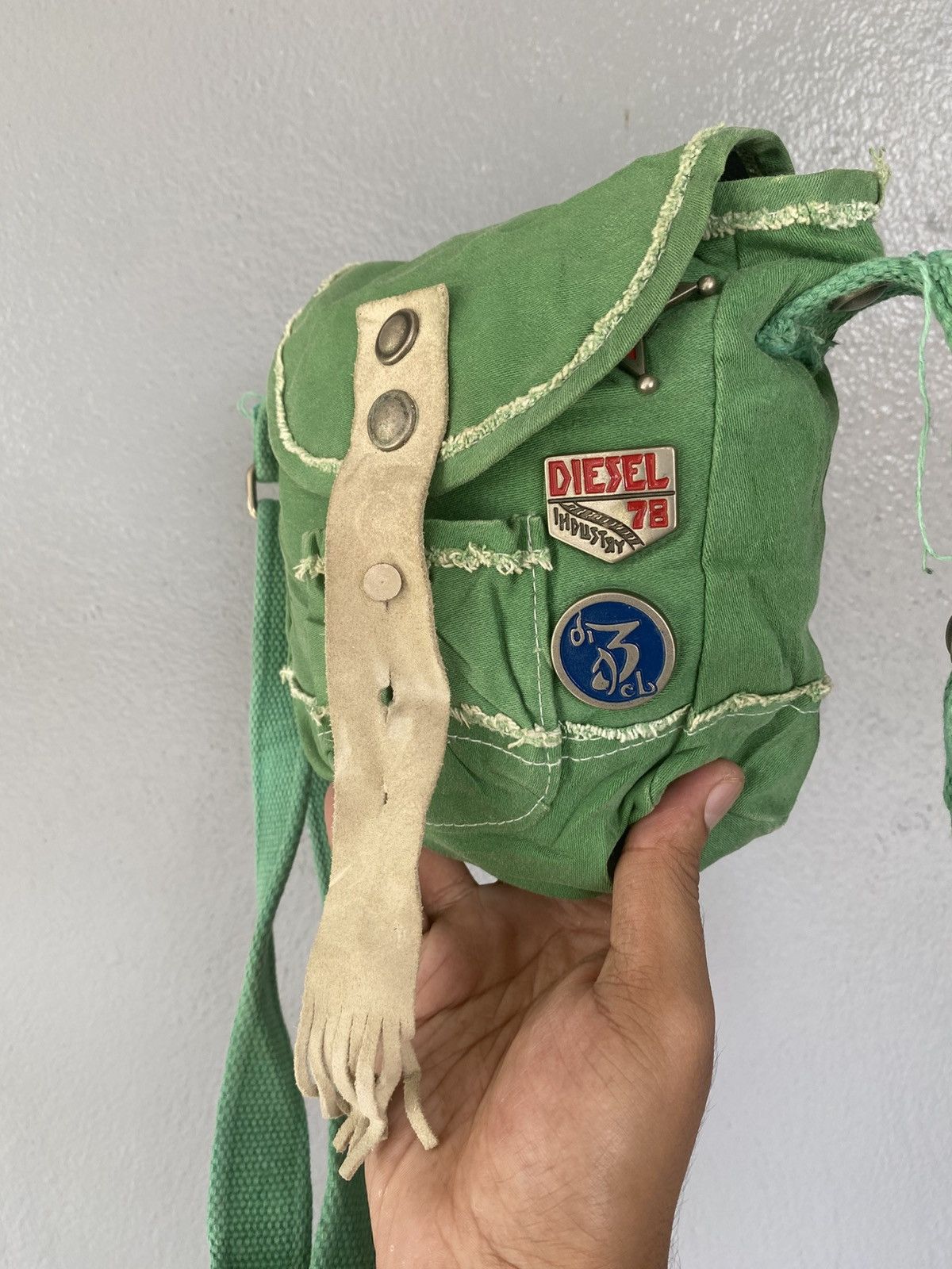 Diesel Canvas Shoulder Bag | Grailed