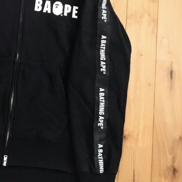 Bape BAPE logo full zip hoodie a bathing ape Size US M / EU 48-50 / 2 - 3 Thumbnail