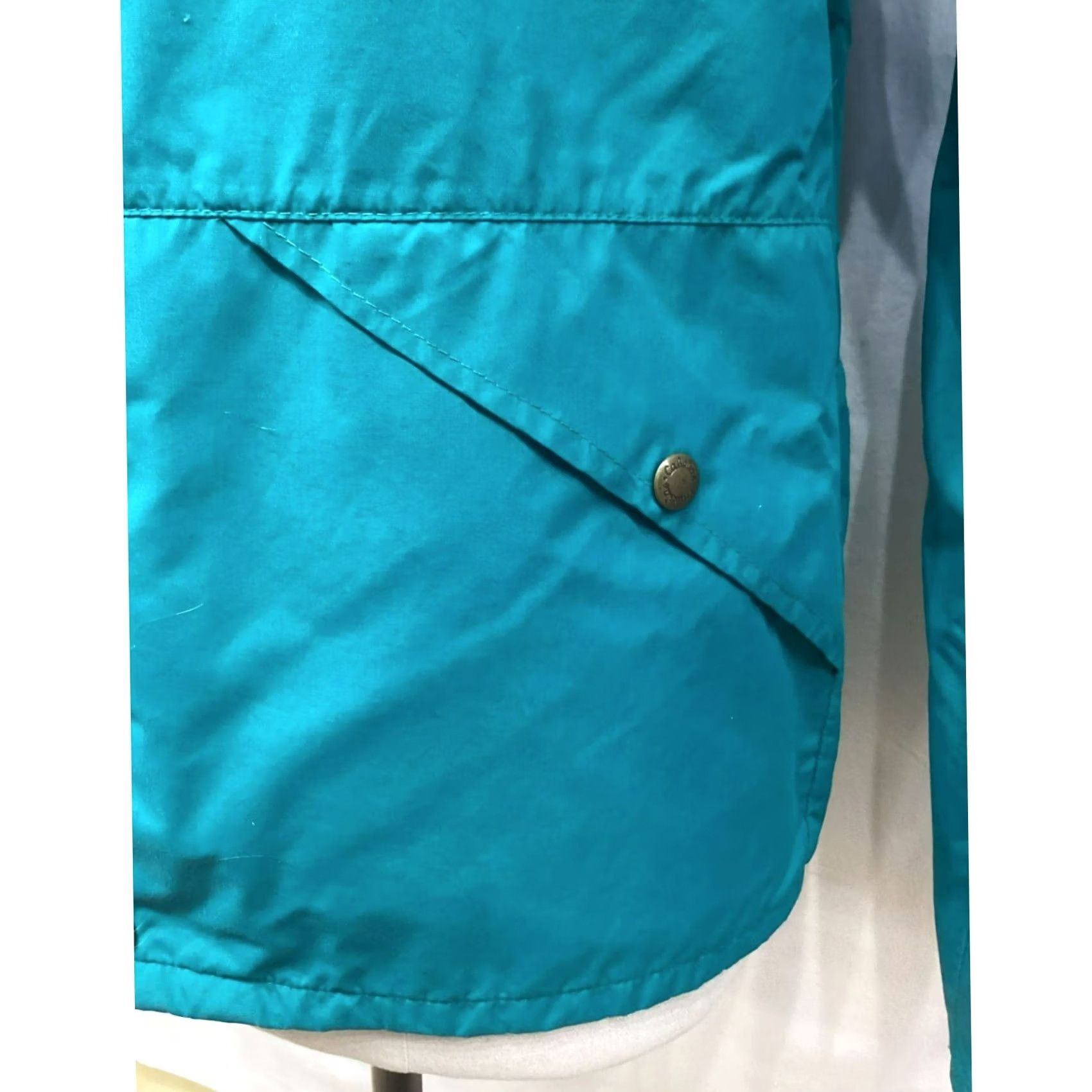 Vintage VINTAGE Cabelas Jacket Women XS Teal Goretex Basic Jacket Belts? Size XS / US 0-2 / IT 36-38 - 3 Thumbnail