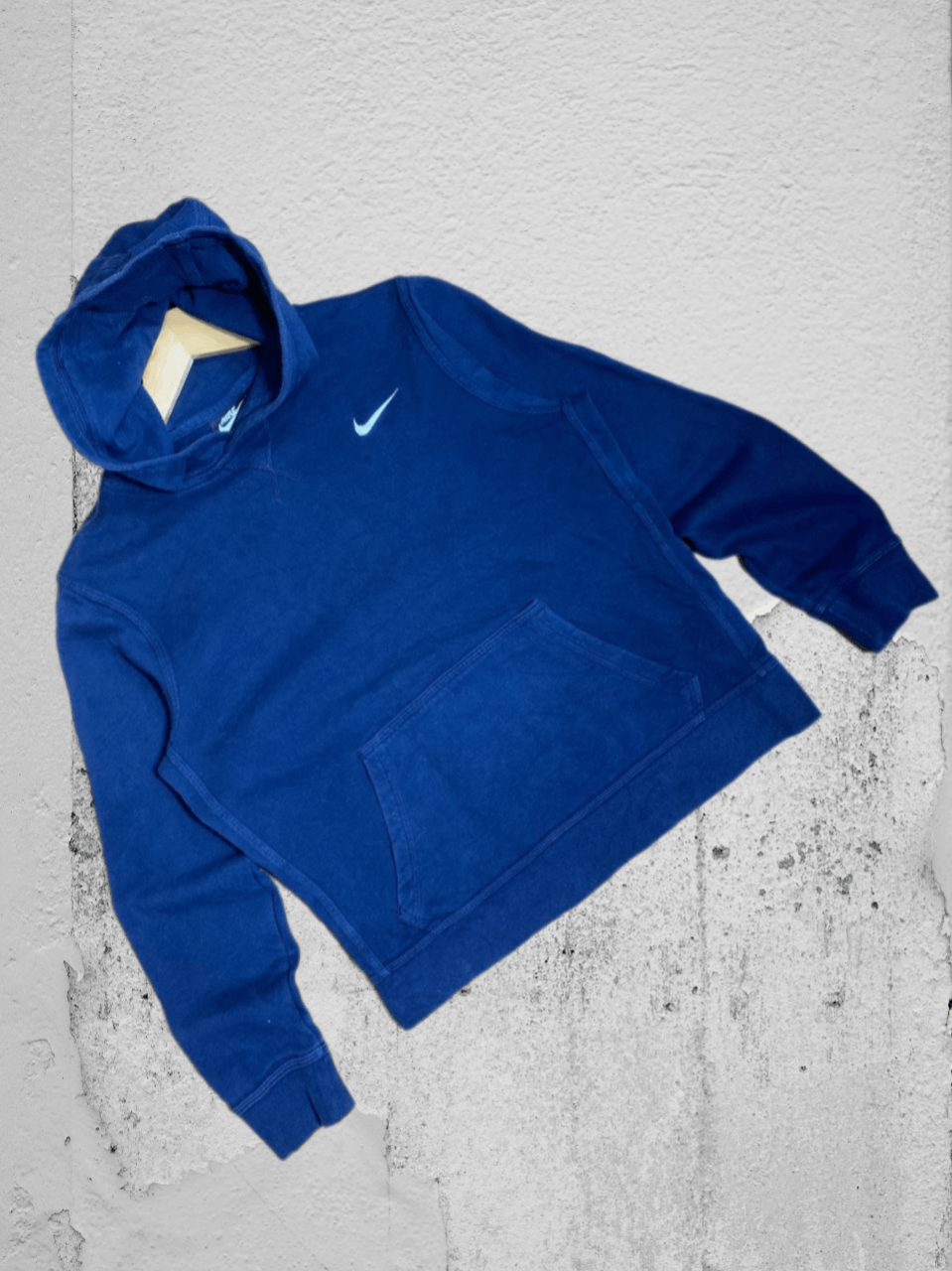 Nike Vintage Nike Embroidered Big Logo Baggy Boxy Zip Hoodie Y2k Size US S / EU 44-46 / 1 - 1 Thumbnail