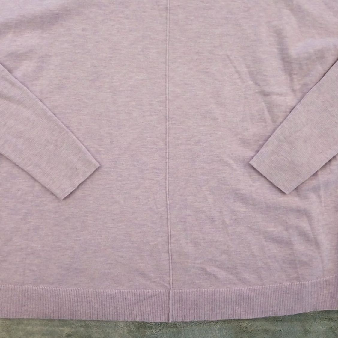 Vintage Chico's Sweater Womens Pullover Long Sleeve Round Neck Purple M Regular Knit Cashmere Blend Nylon Polyester Rayon, Solid, Vintage No, 2000s-2020s Size M / US 6-8 / IT 42-44 - 3 Thumbnail