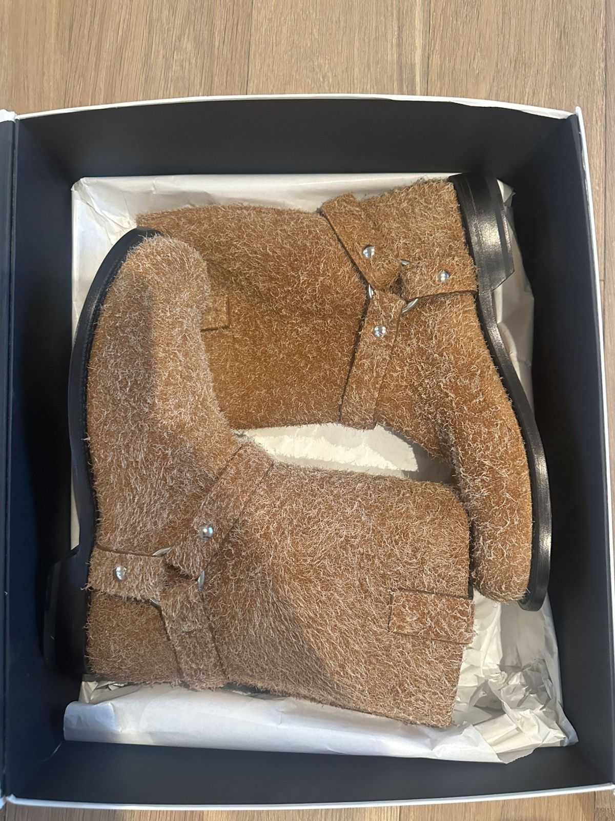 Loewe Loewe mens campo biker boots Size US 10 / EU 43 - 1 Thumbnail