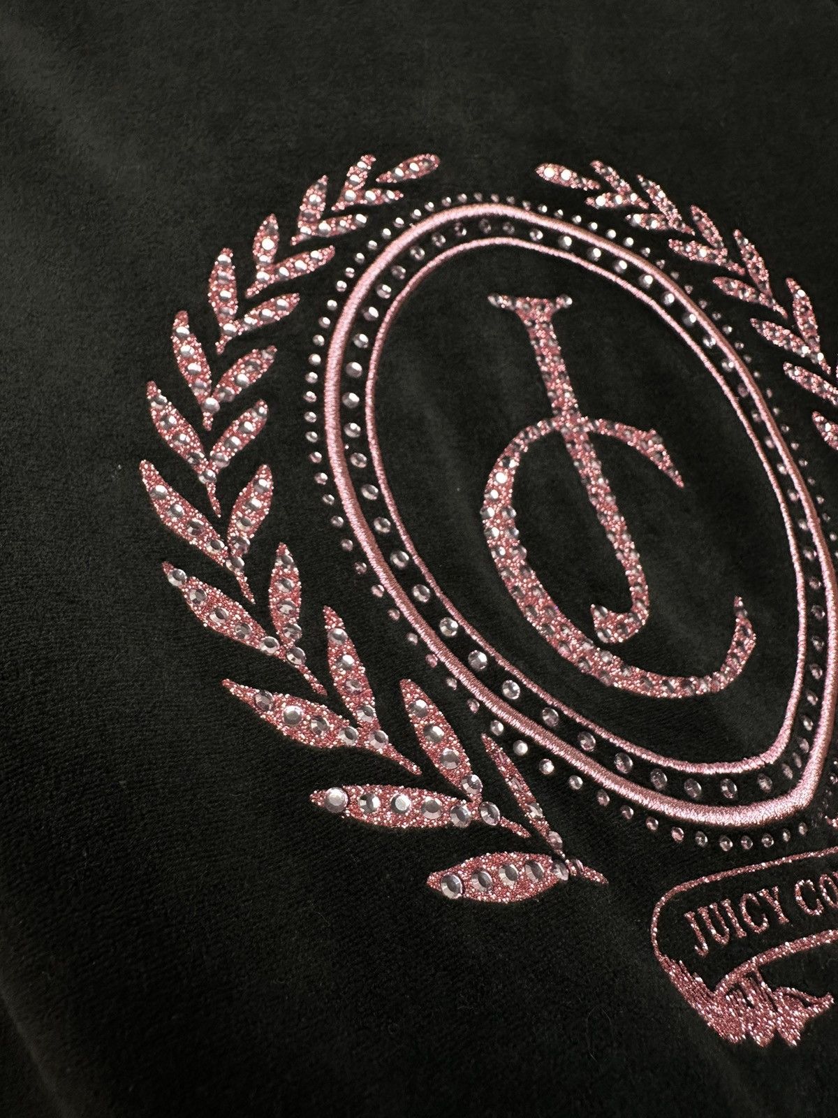 Juicy Couture × Vintage VELOUR JUICY COUTURE Black Label ZIP women S pullover Size S / US 4 / IT 40 - 15 Thumbnail