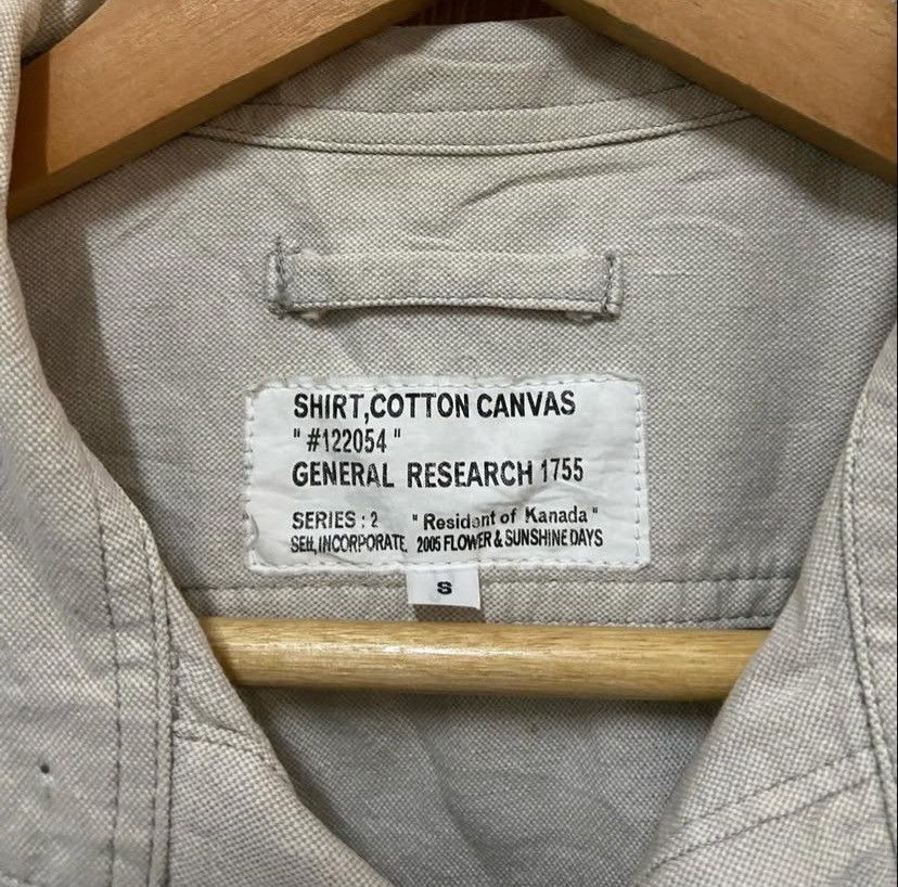 General Research × Japanese Brand Vtg 90s General Resarch Military Shirt Size US M / EU 48-50 / 2 - 2 Thumbnail