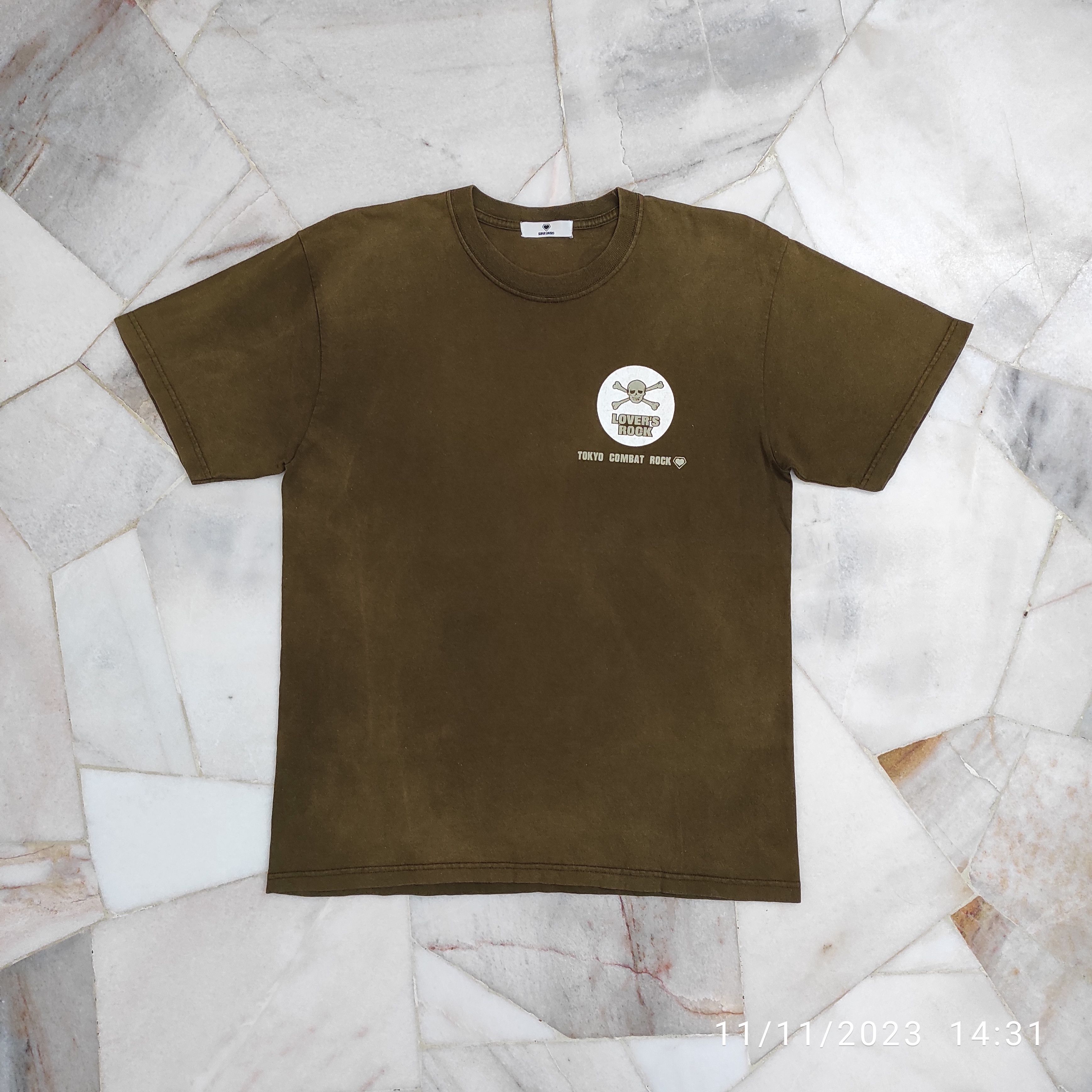 Japanese Brand Archive 90's TOKYO COMBAT ROCK Sun Faded Tee USA Size US M / EU 48-50 / 2 - 1 Thumbnail