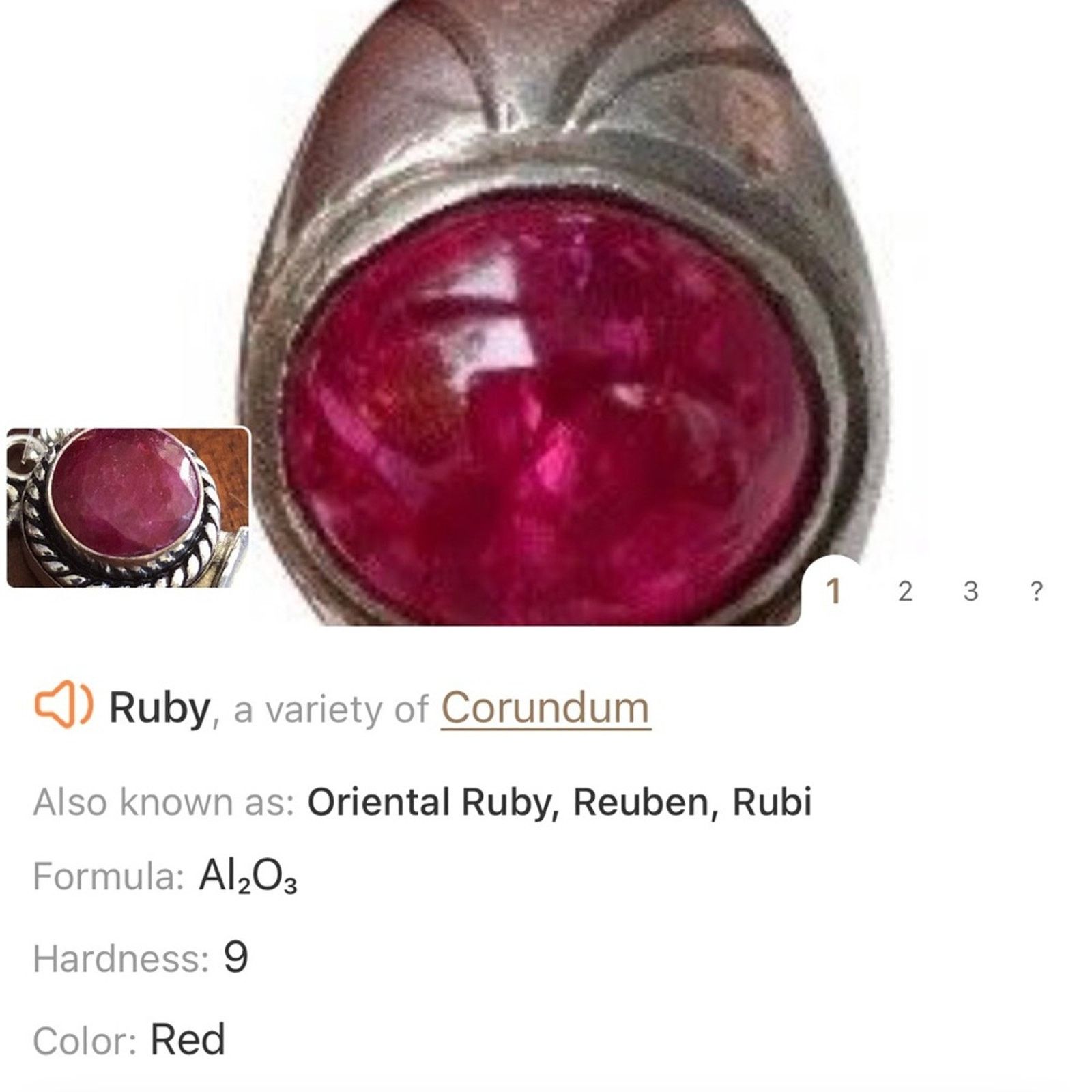 Handmade Handcrafted red Czech Pearl genuine ruby necklace Size ONE SIZE - 12 Thumbnail