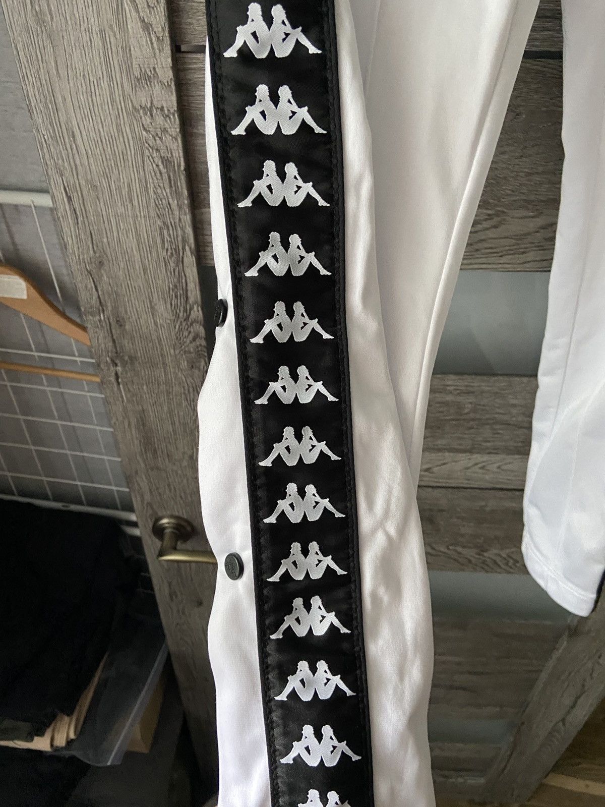 Kappa Kappa Astoria Snap Track Pants Logo Tape Tear-Away Size 32" / US 10 / IT 46 - 7 Thumbnail