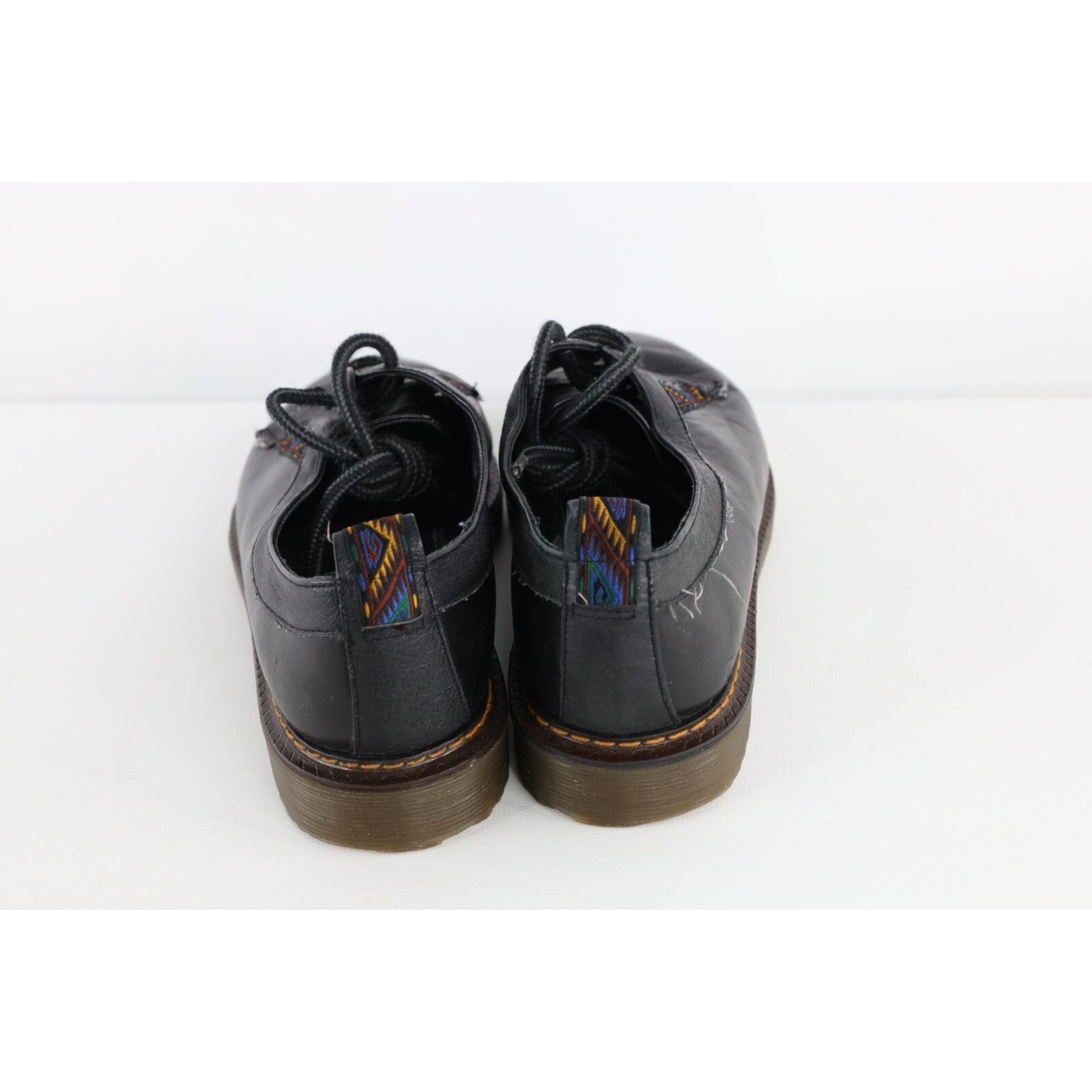 Vintage Vintage 90s Streetwear Chunky Leather Southwestern Shoes Size US 7.5 / IT 37.5 - 5 Thumbnail