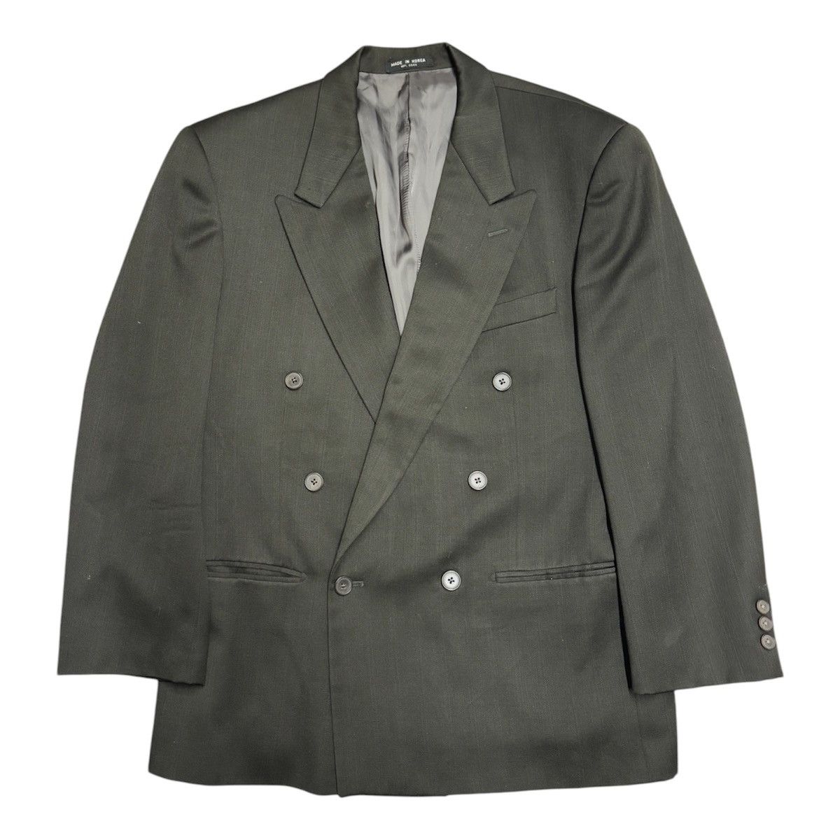 Other Alfani Macy’s Black 100% Wool Blazer Jacket Men Oversized Size 44L - 1 Thumbnail