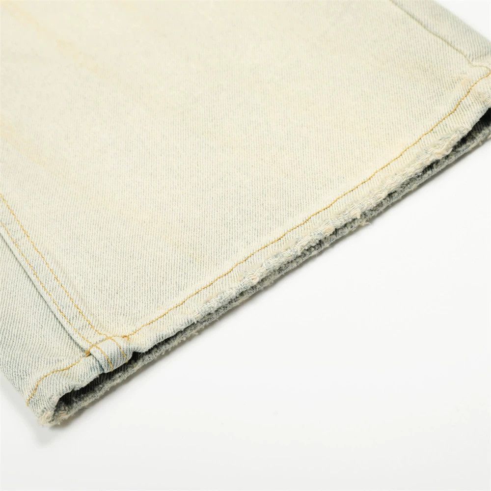 Vintage Men's distressed dirty heavy washed casual straight jeans Size US 32 / EU 48 - 6 Thumbnail