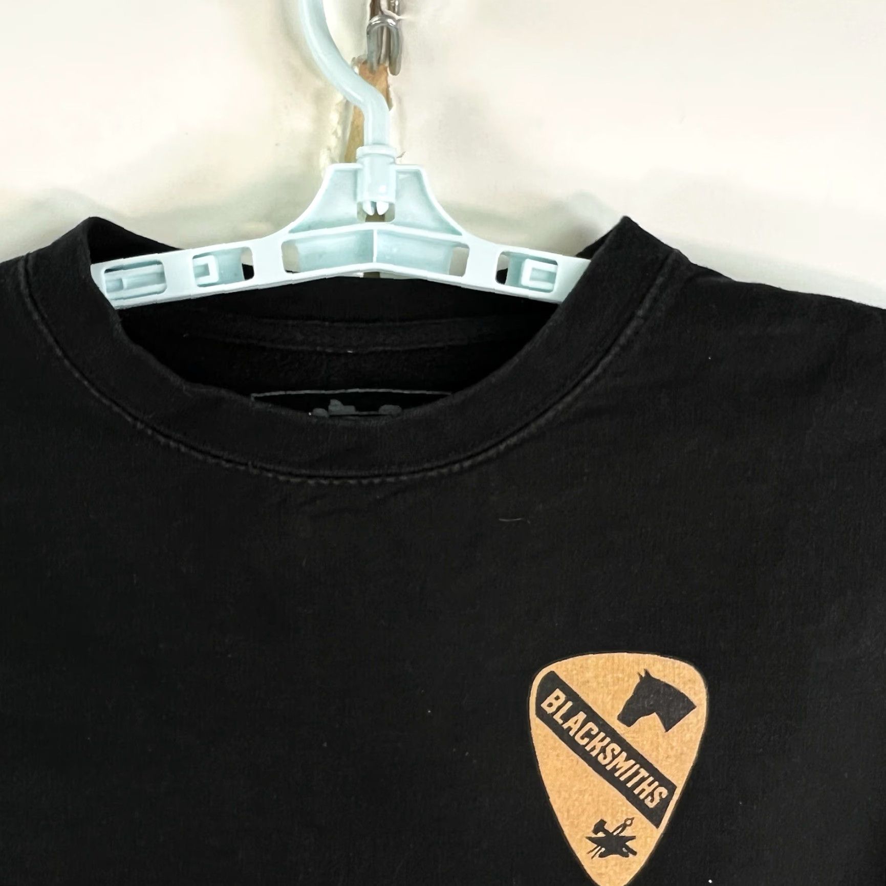Vintage Blacksmiths 215th BSB Sweatshirt Mens Size M Black Graphic 2 Sided AM Trigger Size US M / EU 48-50 / 2 - 4 Thumbnail