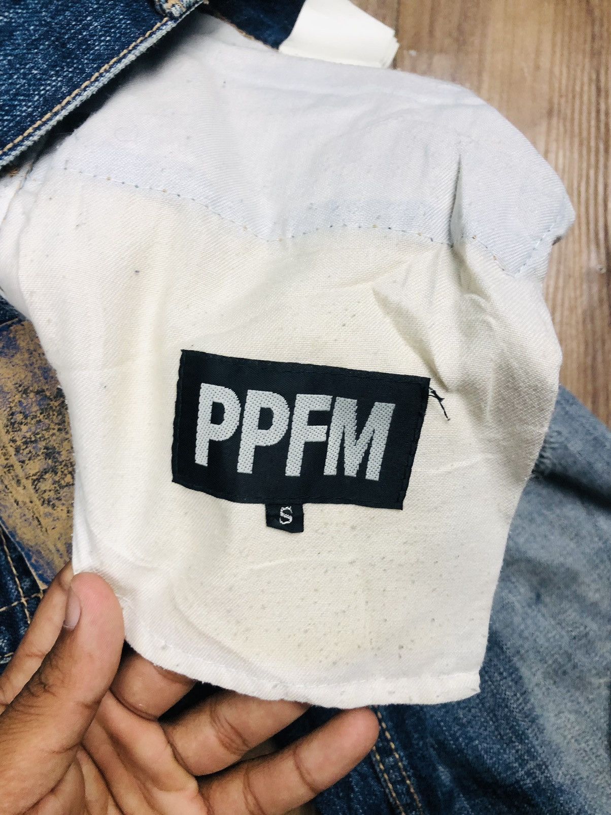 PPFM PPFM Japanese Denim Jeans Distressed Ripped Fade Unik (37) Size US 30 / EU 46 - 11 Thumbnail