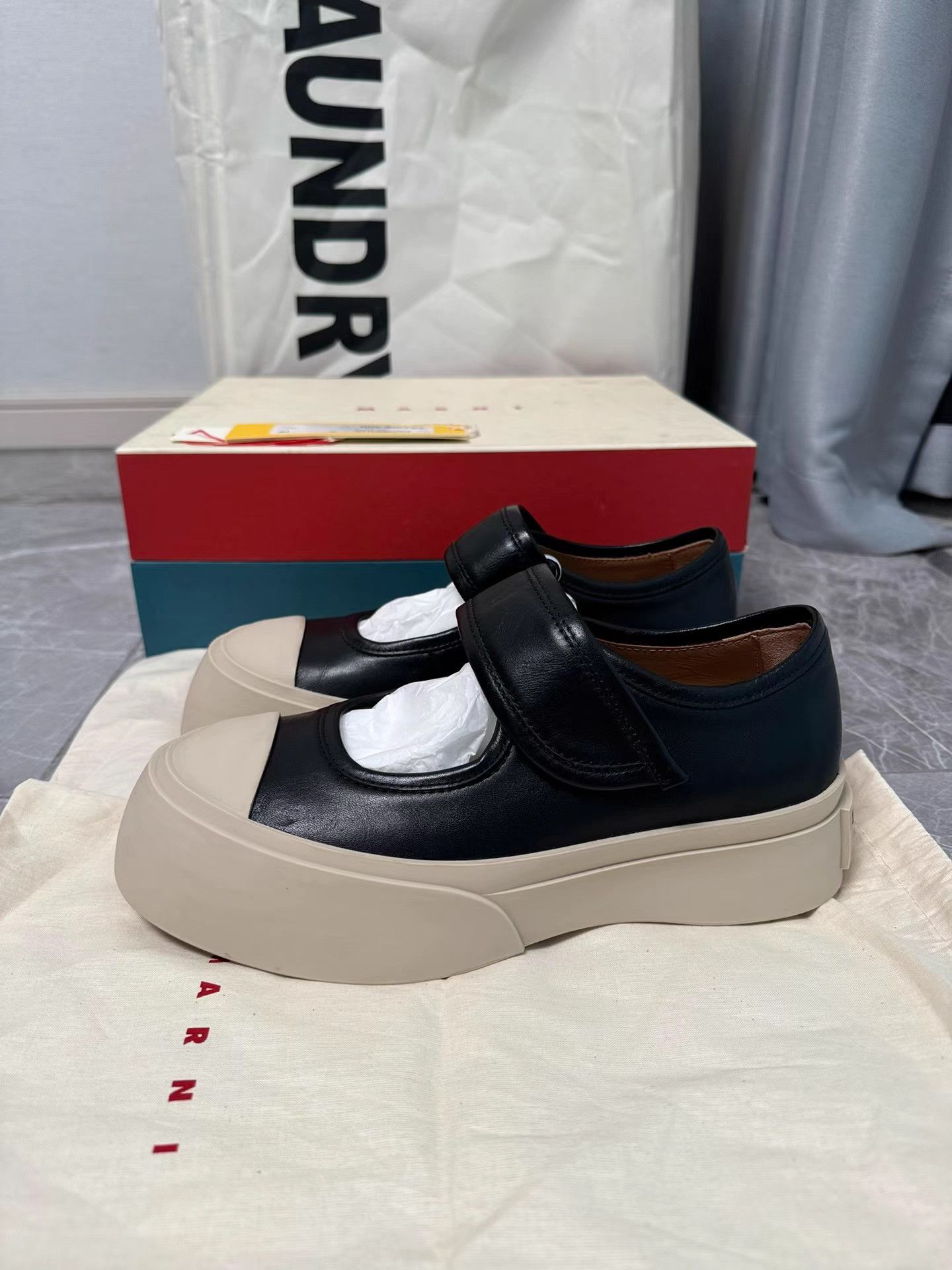 Marni Marni Velcro Strap Big Toe Shoes K6 Size US 7 / IT 37 - 1 Thumbnail