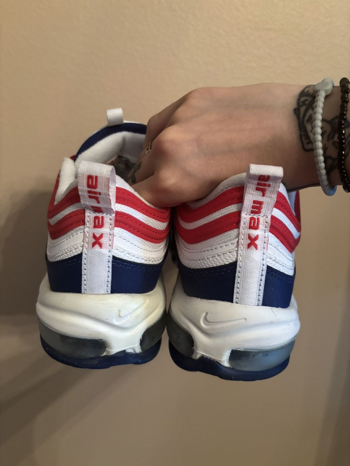 Nike Nike Air Max 97 GS 'USA' Size US 7 / EU 40 - 4 Thumbnail