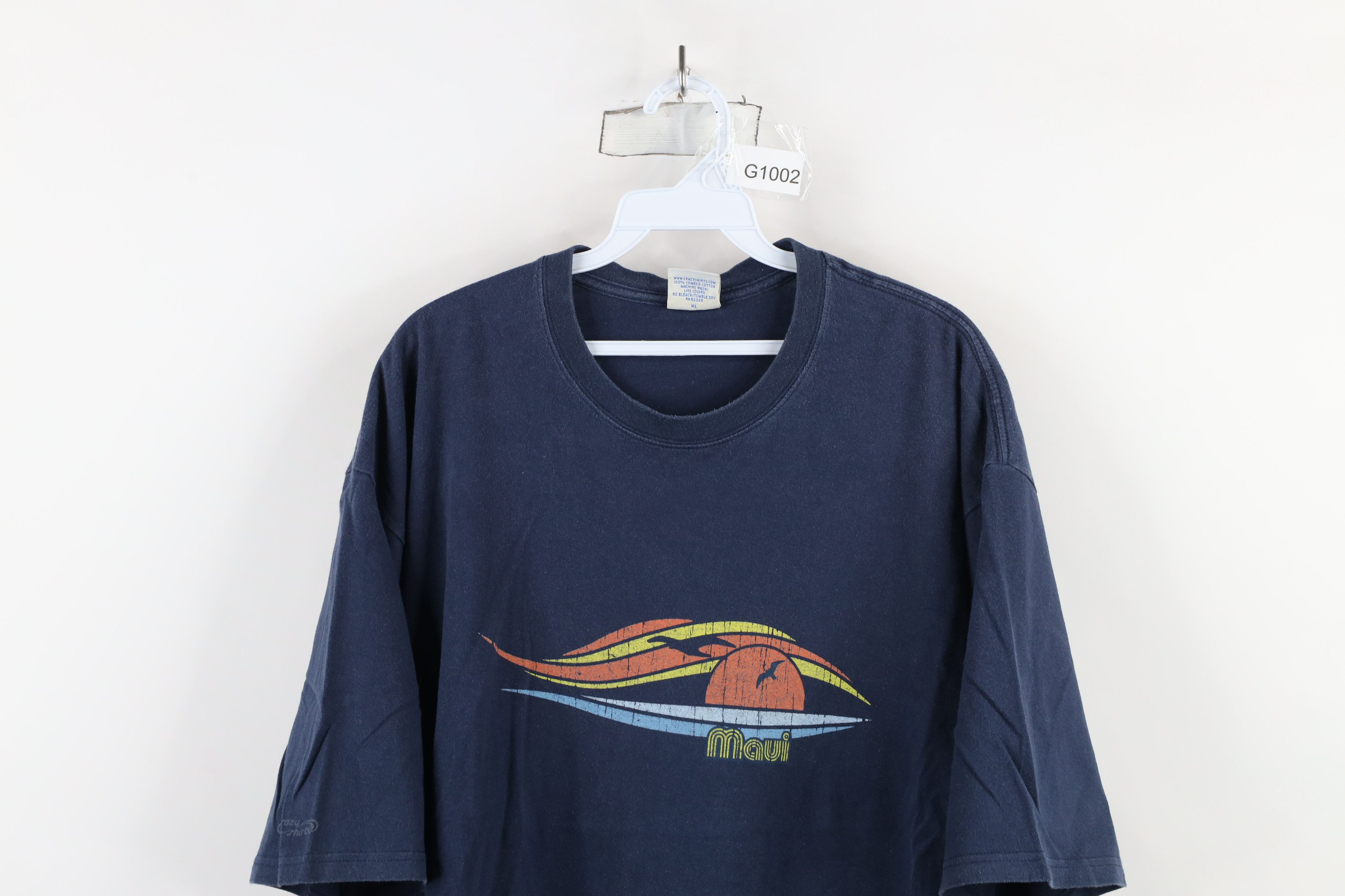 Vintage Vintage 90s Y2K Streetwear Sunset Beach Maui Hawaii T-Shirt Size US XL / EU 56 / 4 - 2 Thumbnail