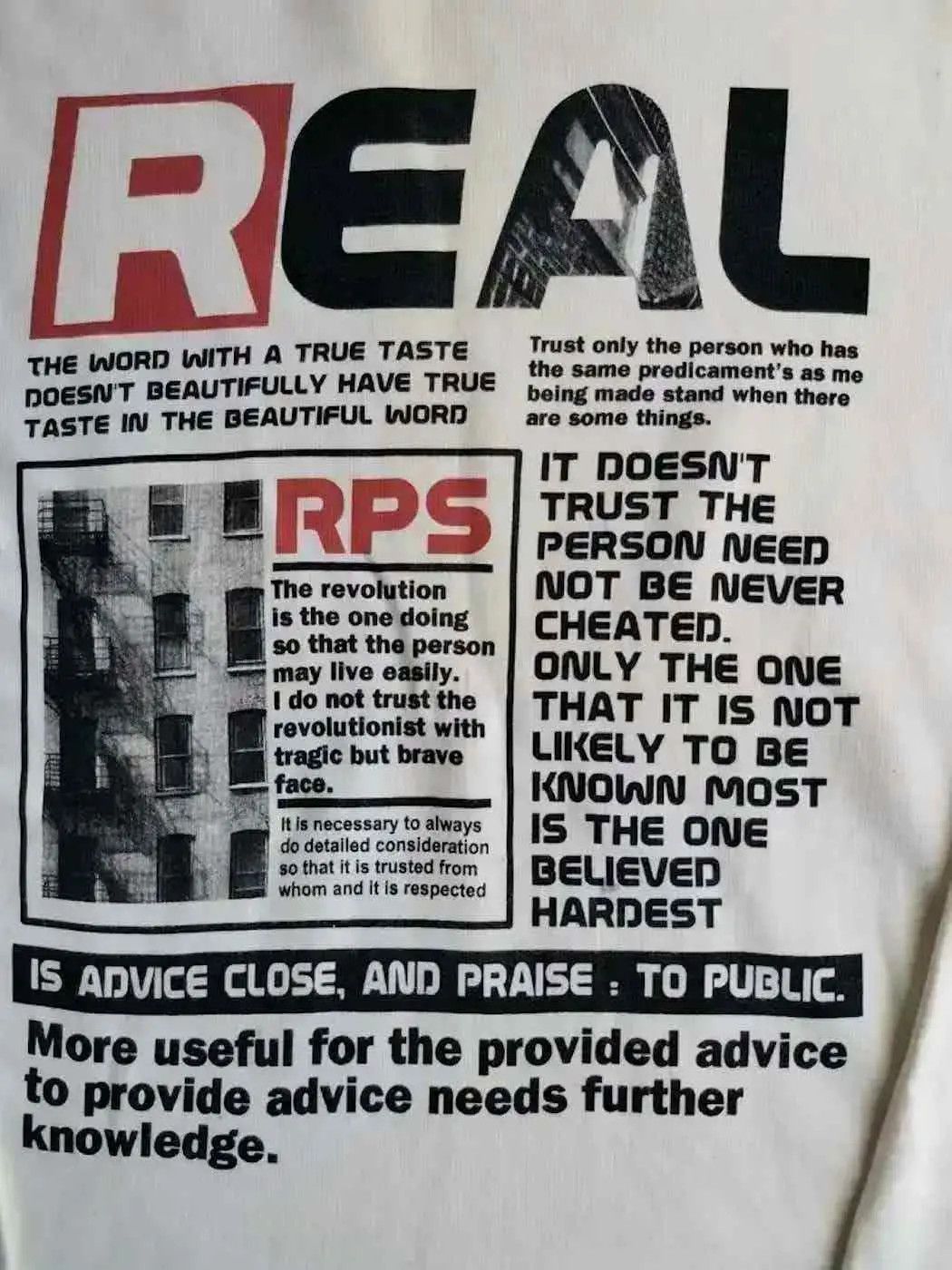 Vintage Vintage Real RPS Sweatshirt Size US L / EU 52-54 / 3 - 3 Thumbnail