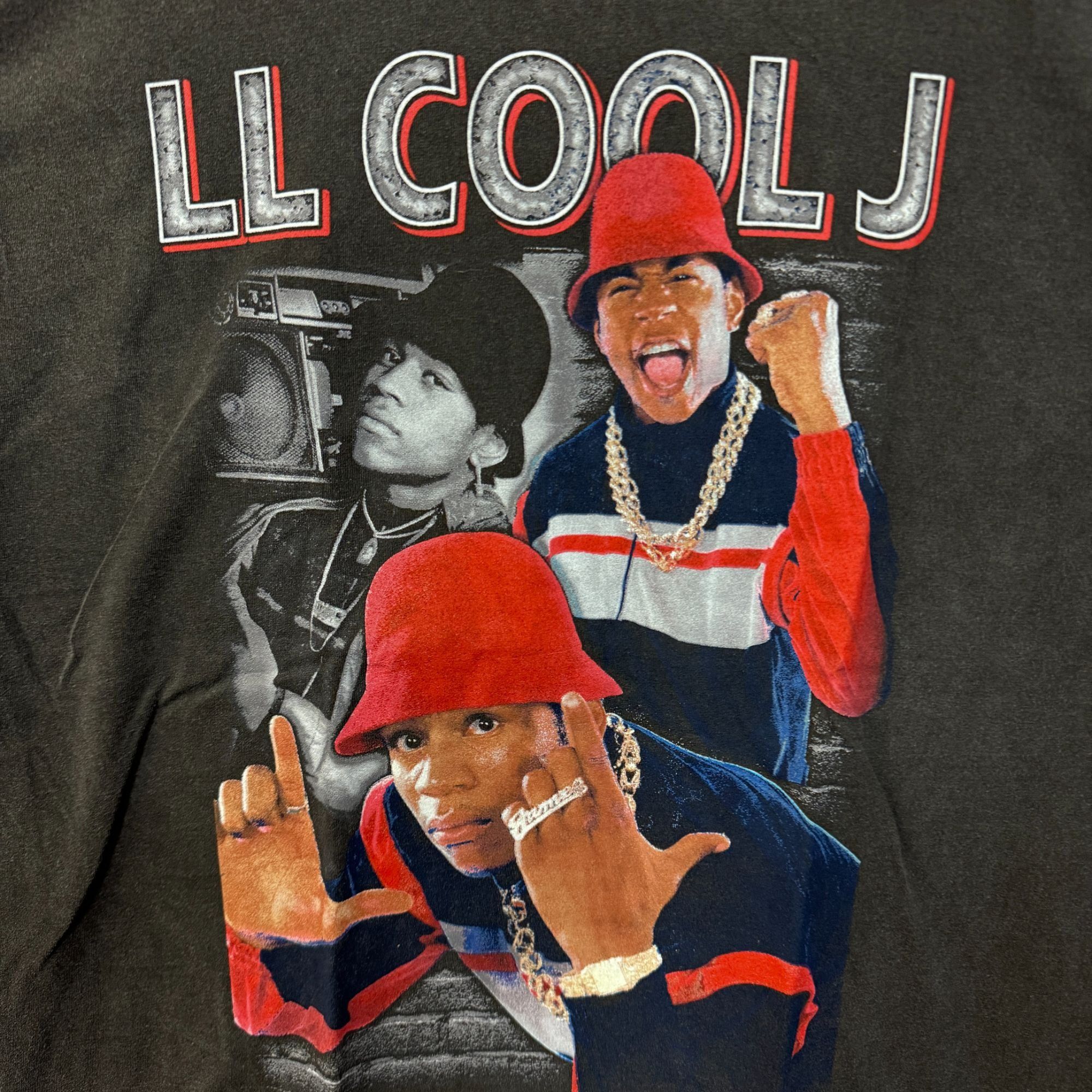 Band Tees LL Cool J East Coast Rapper Collage Rock the Bells Rap Tee M Size US M / EU 48-50 / 2 - 2 Thumbnail