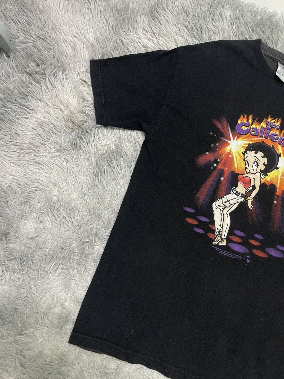 Anime × Vintage VINTAGE 2003 BETTY BOOP MAS CALIENTE TSHIRT FADED Size US L / EU 52-54 / 3 - 3 Thumbnail