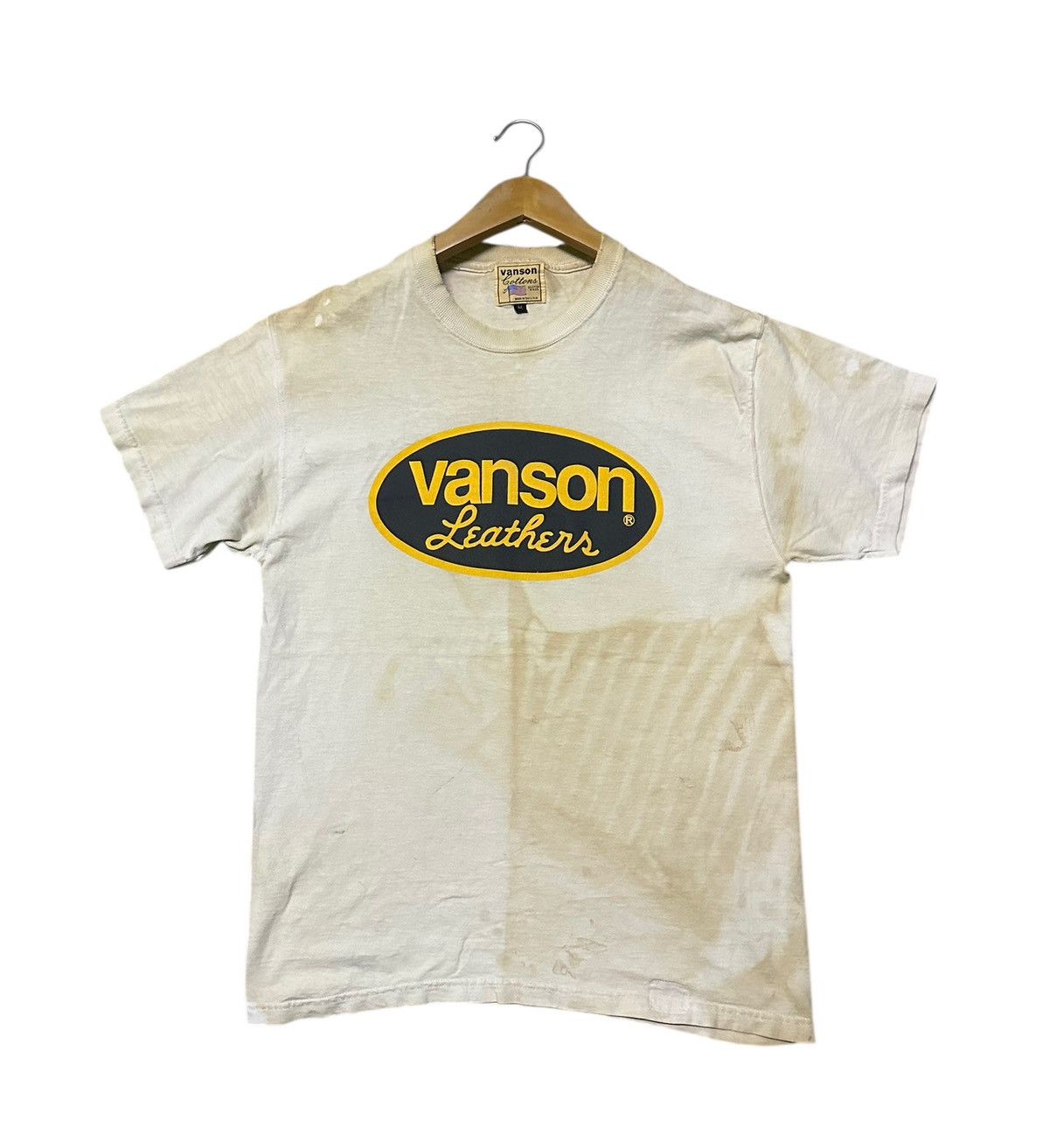 Vanson Leathers sunfaded vanson leather tshirt usa size M Size US M / EU 48-50 / 2 - 1 Thumbnail