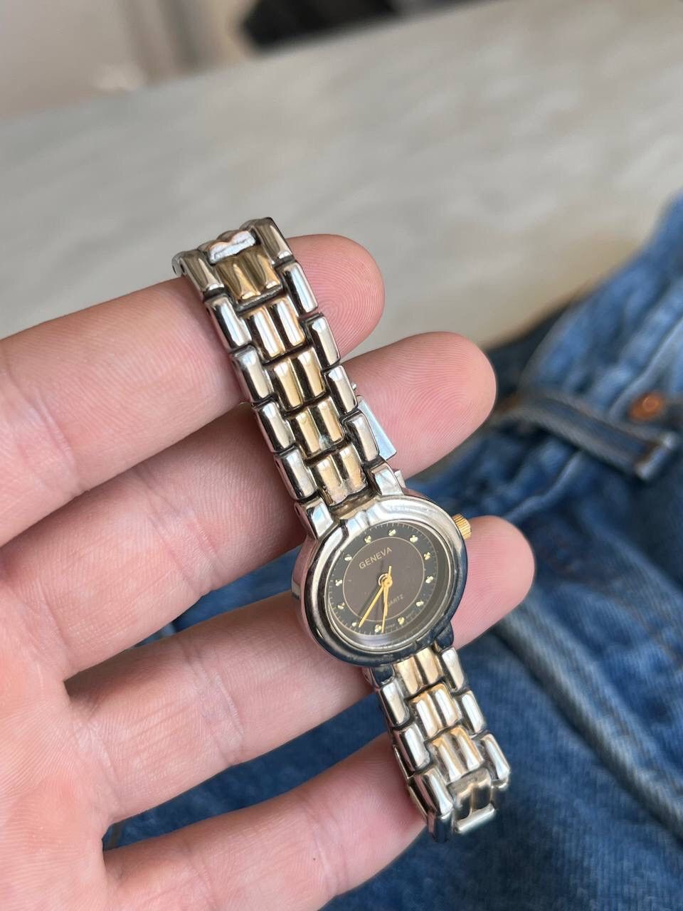 Japanese Brand × Vintage Retro GOOD FUNCTION GENEVA Quartz Watch. Japan Engine rare Size ONE SIZE - 4 Thumbnail