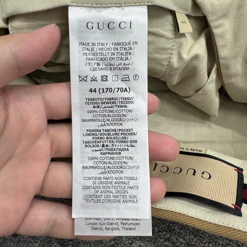 Gucci Gucci Letter embroidery casual pants Size US 28 / EU 44 - 3 Thumbnail