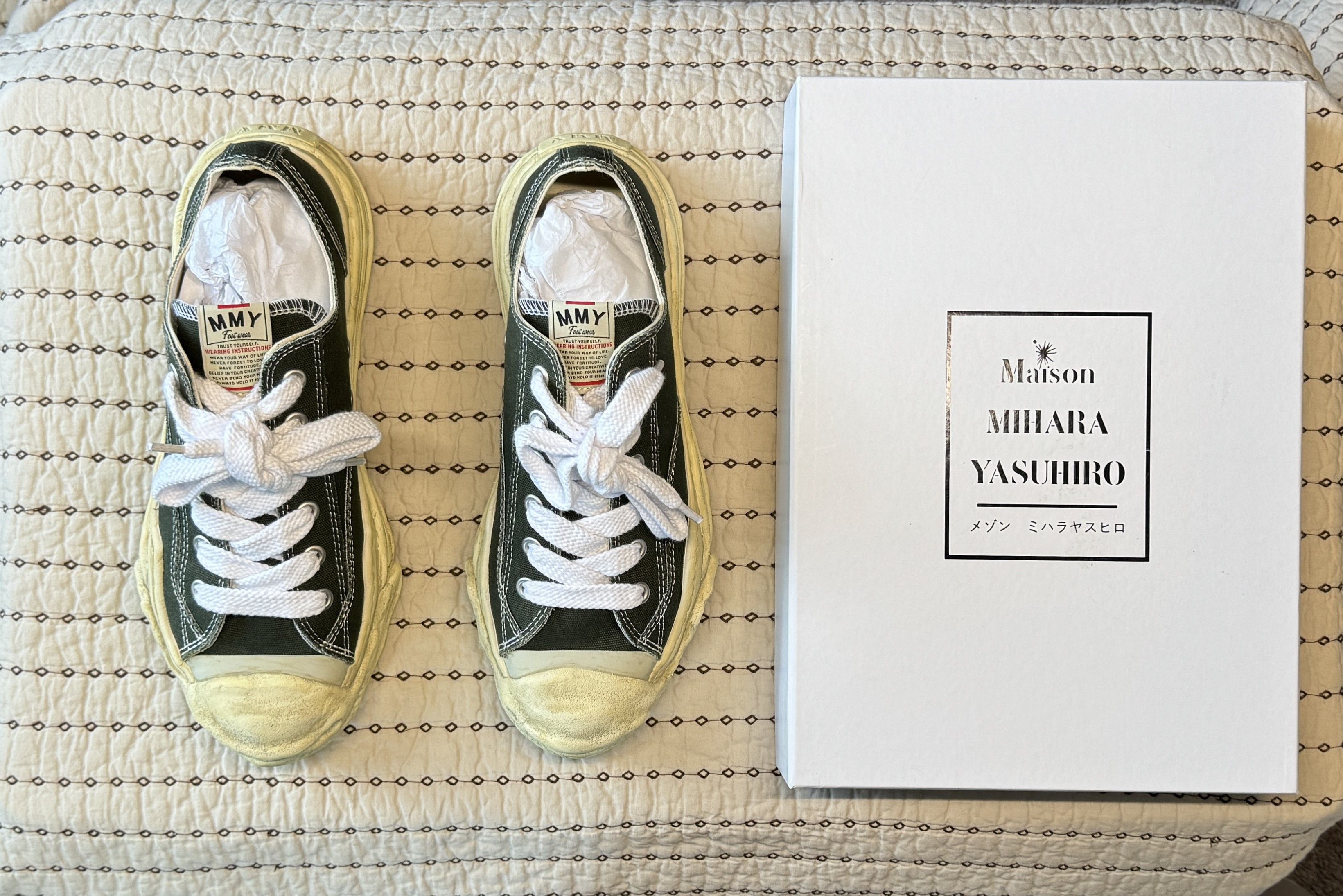 Maison MIHARA YASUHIRO MAISON MIHARA YASUHIRO HANK CANVAS LOWCUT 
