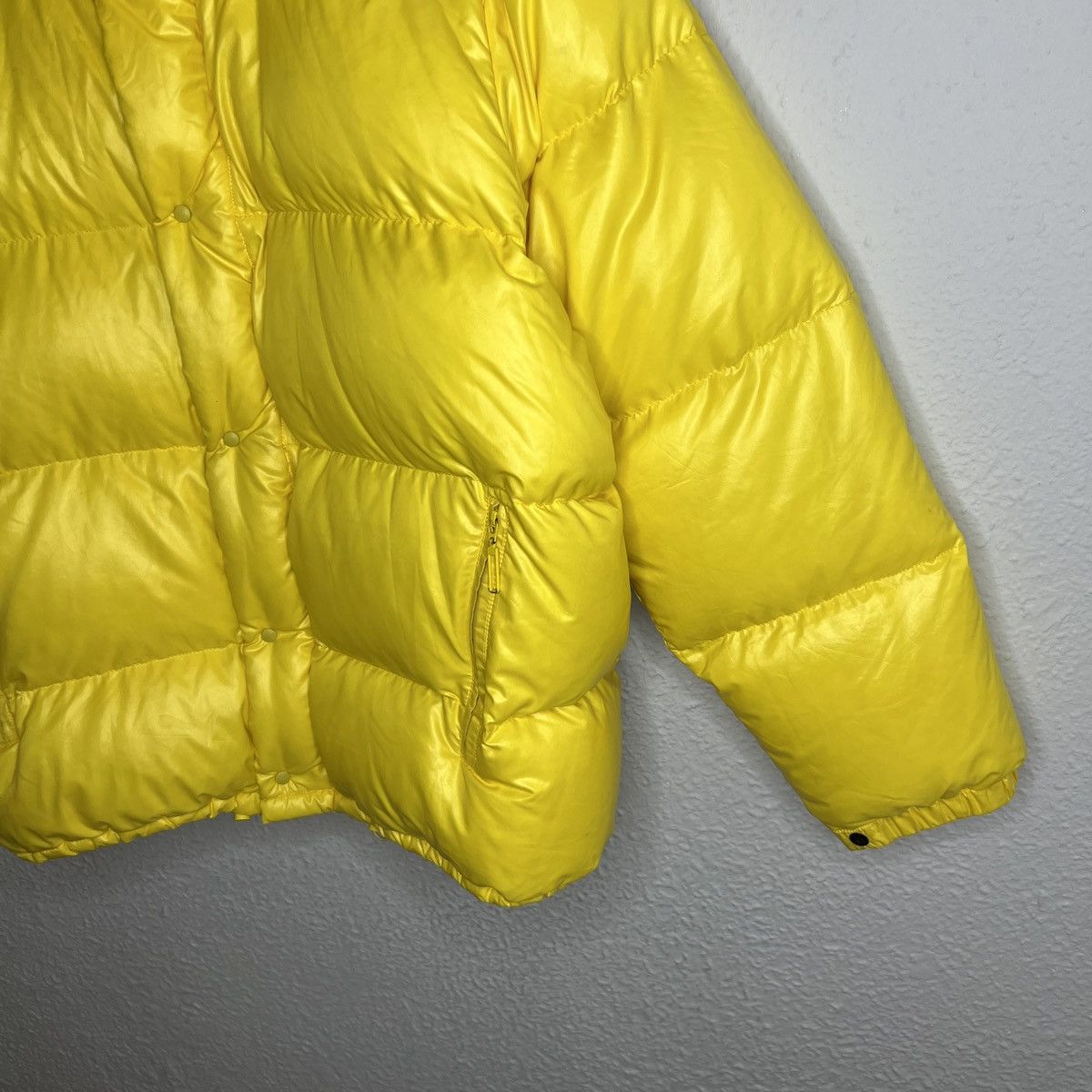 Moncler × Vintage Vintage 90s Moncler Puffer Down Jacket Yellow Rare Hype Size US L / EU 52-54 / 3 - 4 Thumbnail